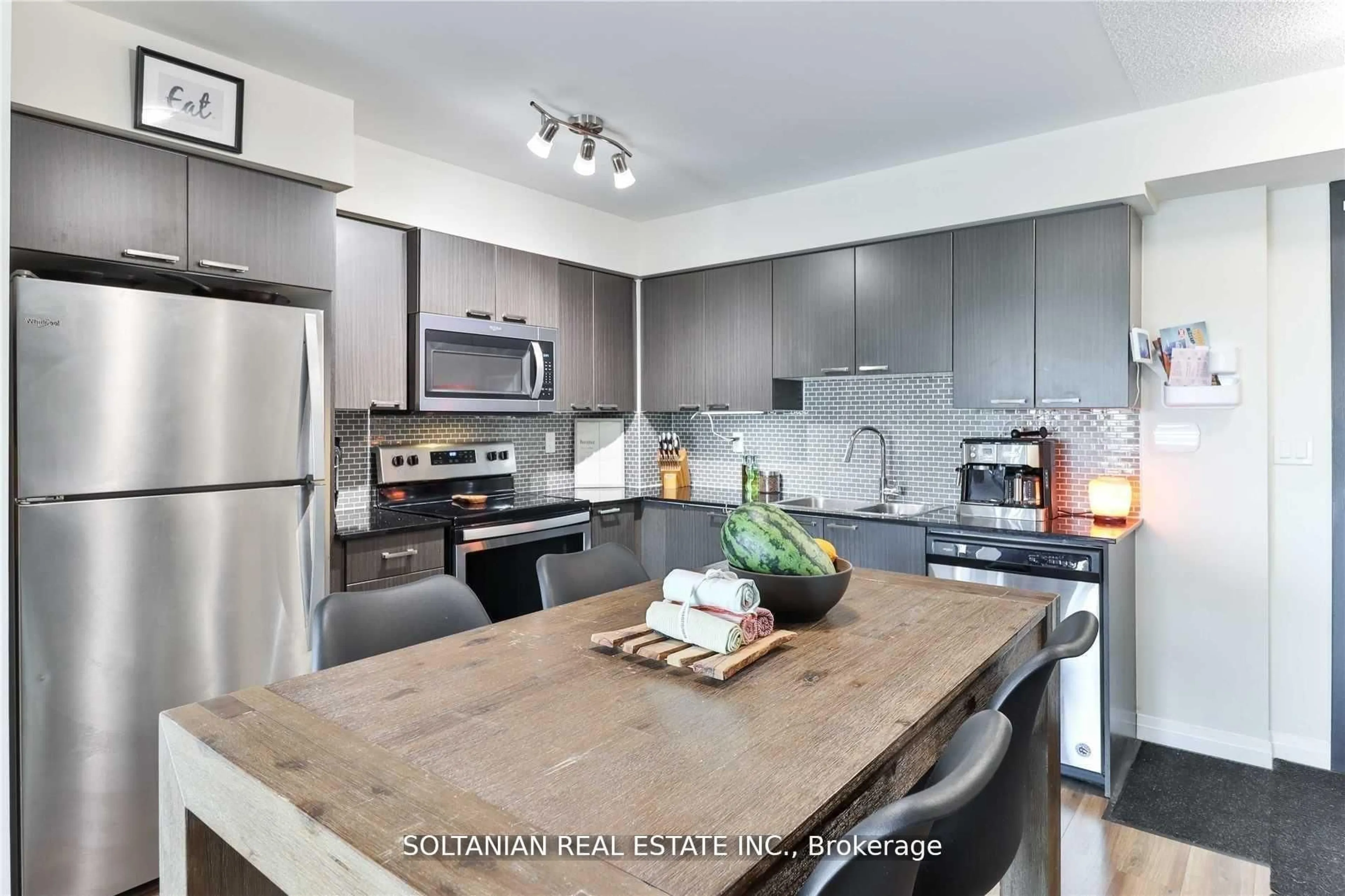 Open concept kitchen, unknown for 2150 Lawrence Ave #610, Toronto Ontario M1R 3A7