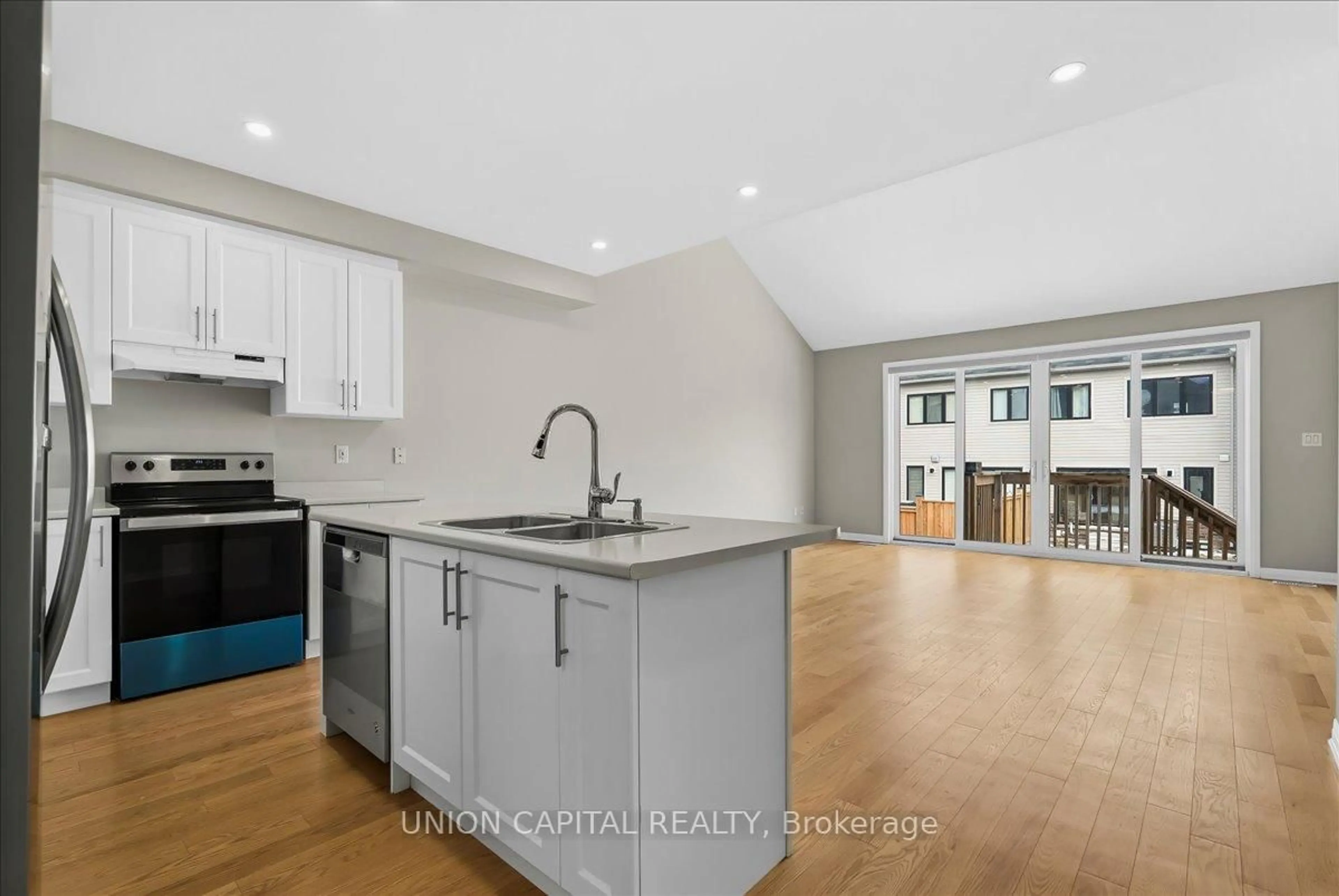 Open concept kitchen, unknown for 11 Sailors Landing, Clarington Ontario L1C 7G4