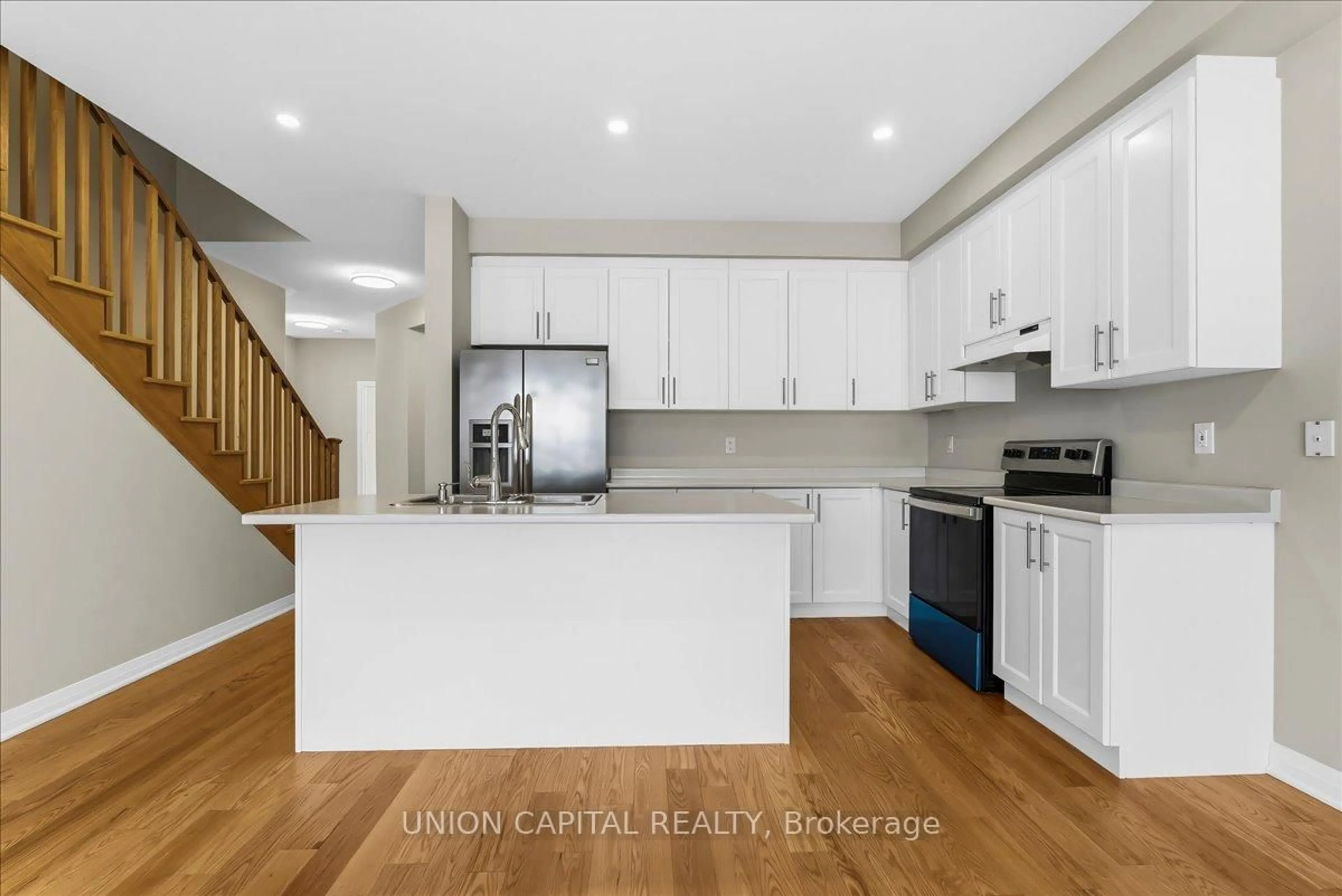 Open concept kitchen, unknown for 11 Sailors Landing, Clarington Ontario L1C 7G4