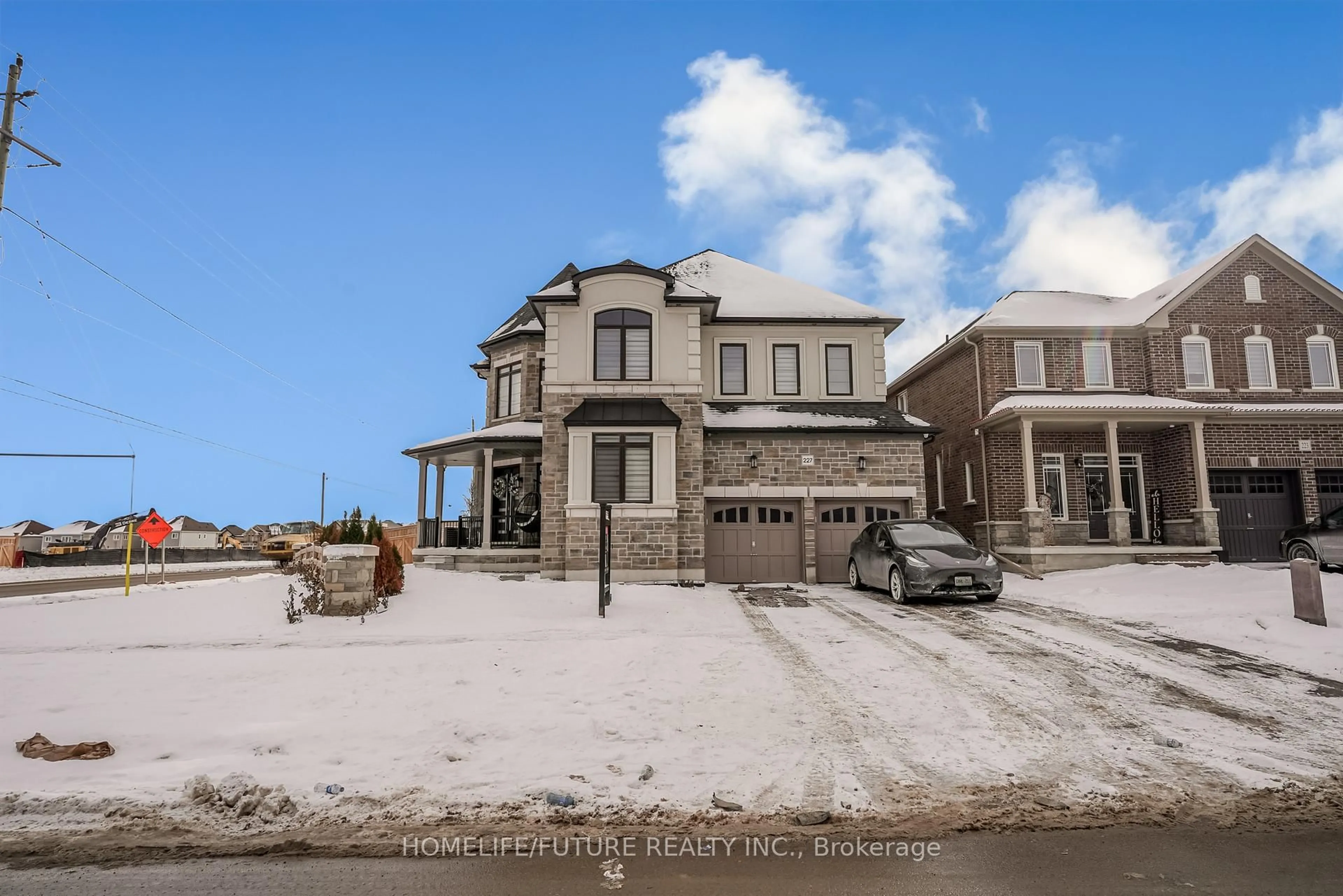 Home with brick exterior material, street for 227 Northglen Blvd, Clarington Ontario L1C 0T9