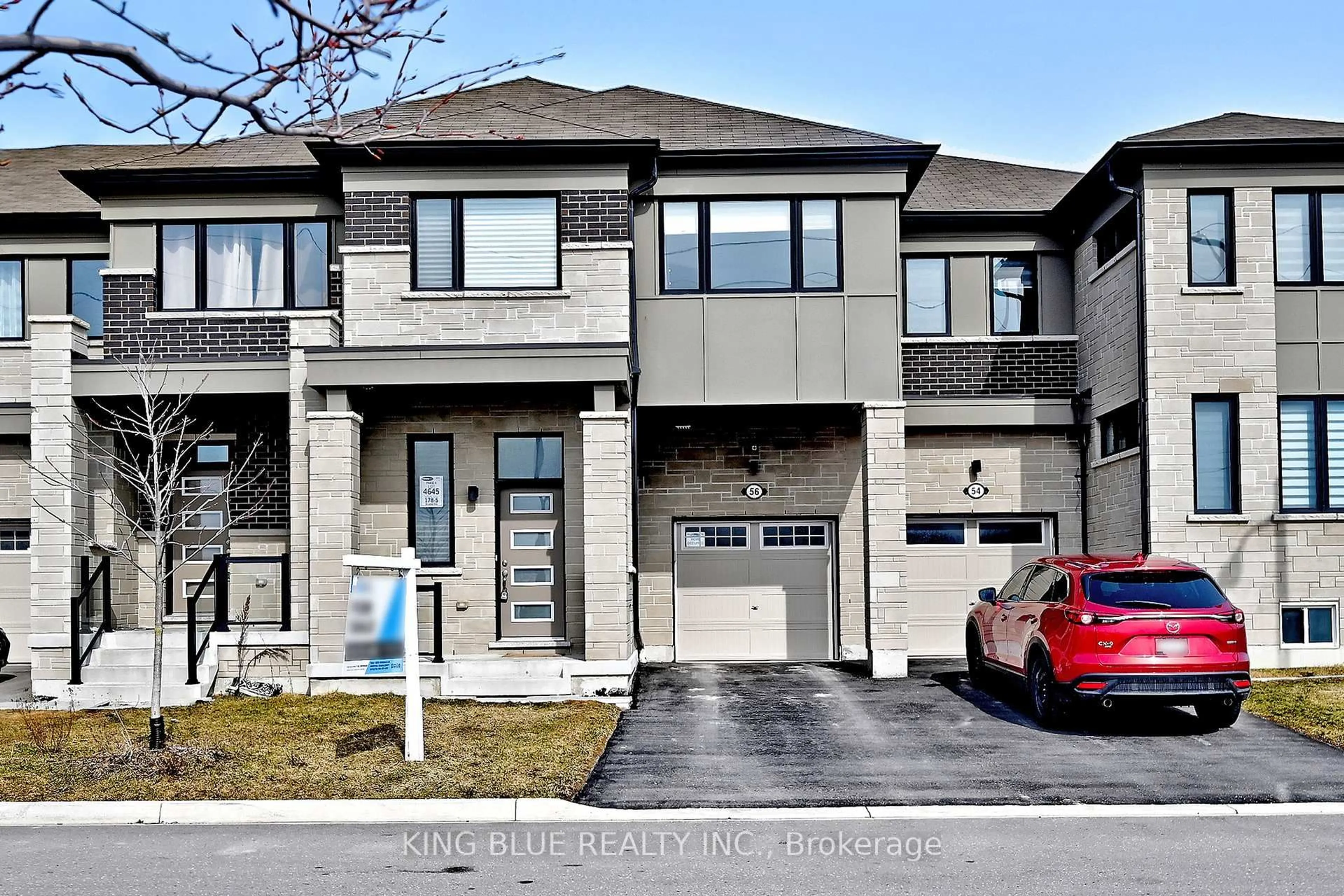 Home with brick exterior material, street for 56 Lockyer Dr, Whitby Ontario L1P 0M2