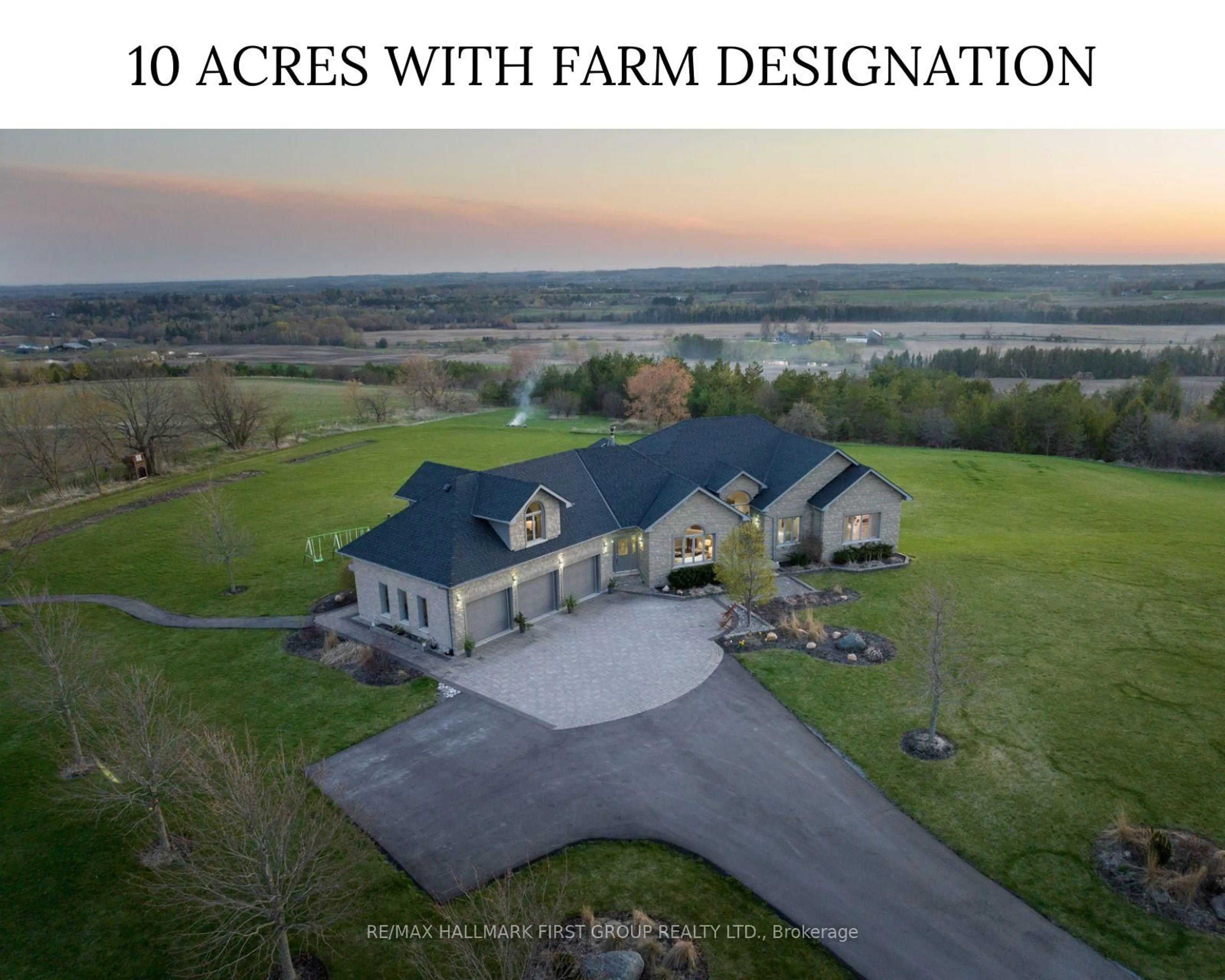 A pic from outside/outdoor area/front of a property/back of a property/a pic from drone, unknown for 7472 Aked Rd, Clarington Ontario L1C 3K6