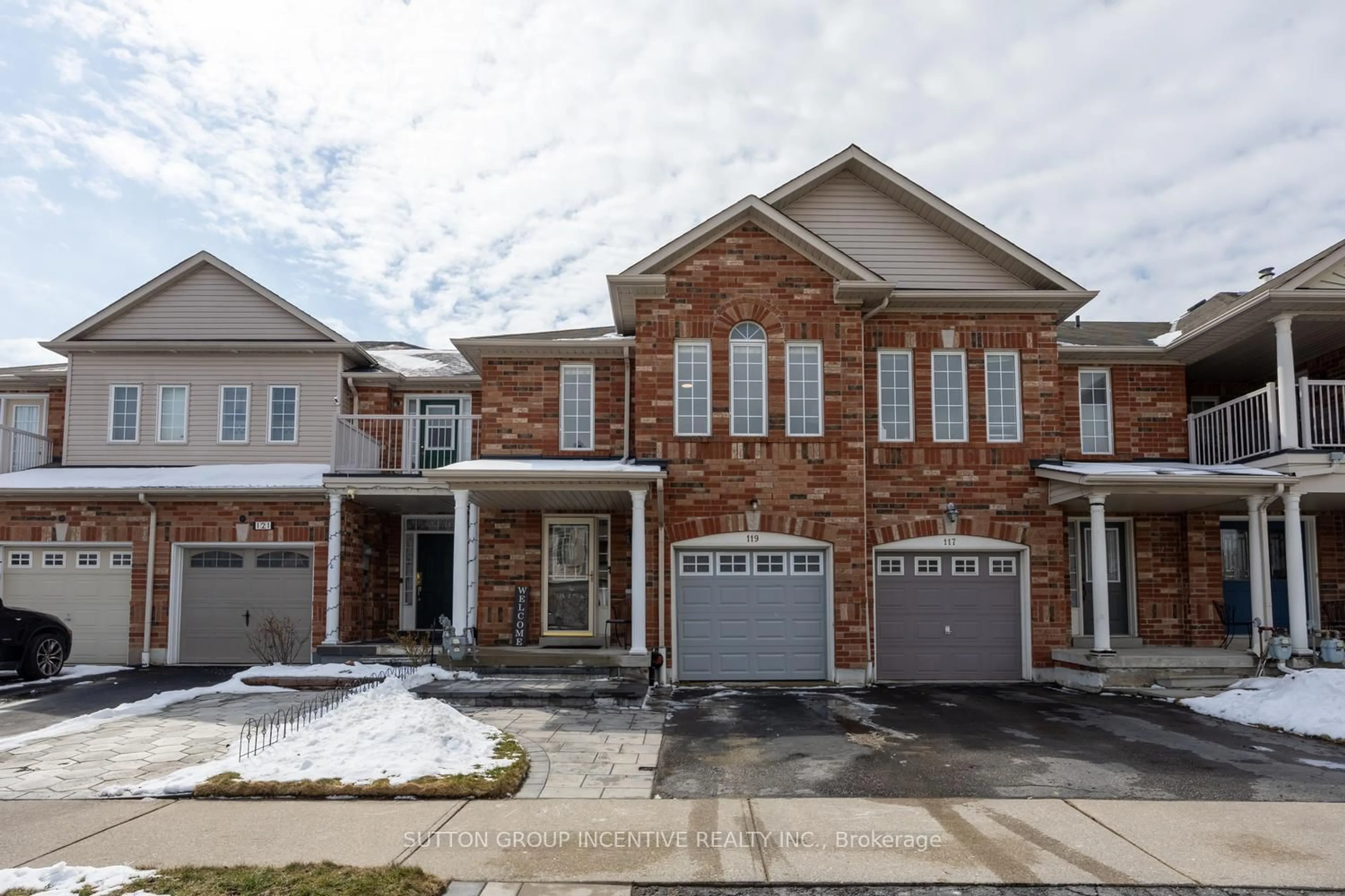 Home with brick exterior material, street for 119 Angier Cres, Ajax Ontario L1S 7R4