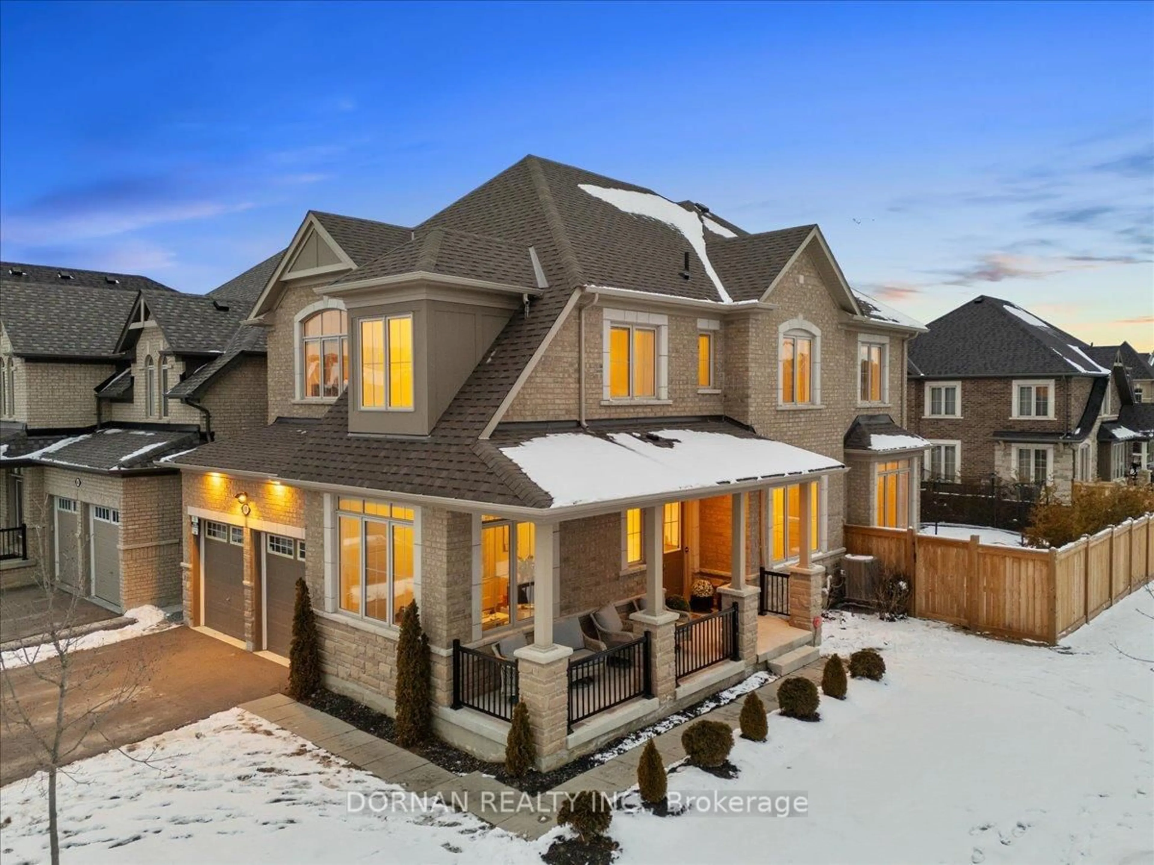 Home with brick exterior material, street for 68 Olerud Dr, Whitby Ontario L1P 0J1