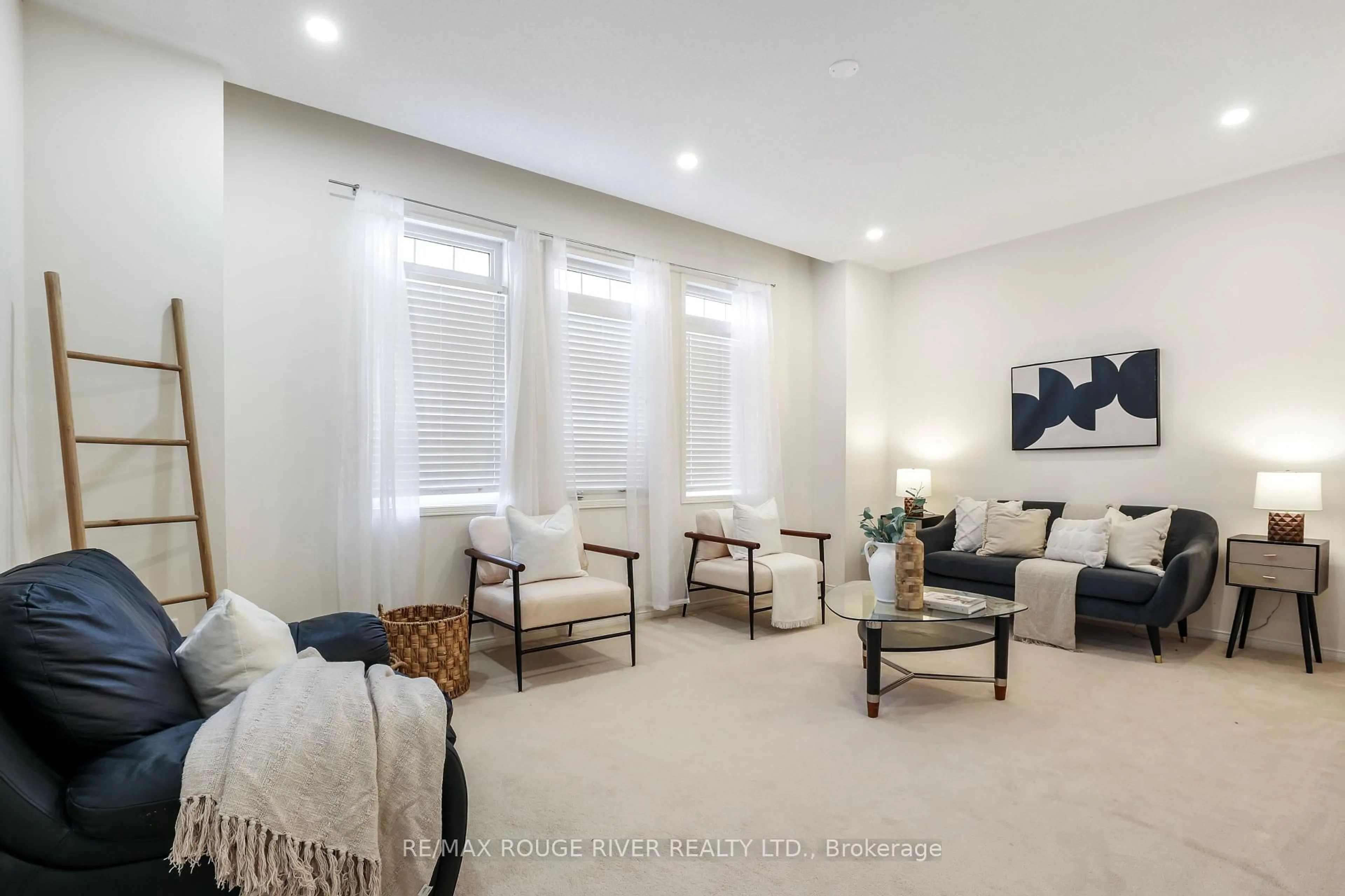 Living room with furniture, unknown for 14 Clapperton Dr, Ajax Ontario L1T 4X9