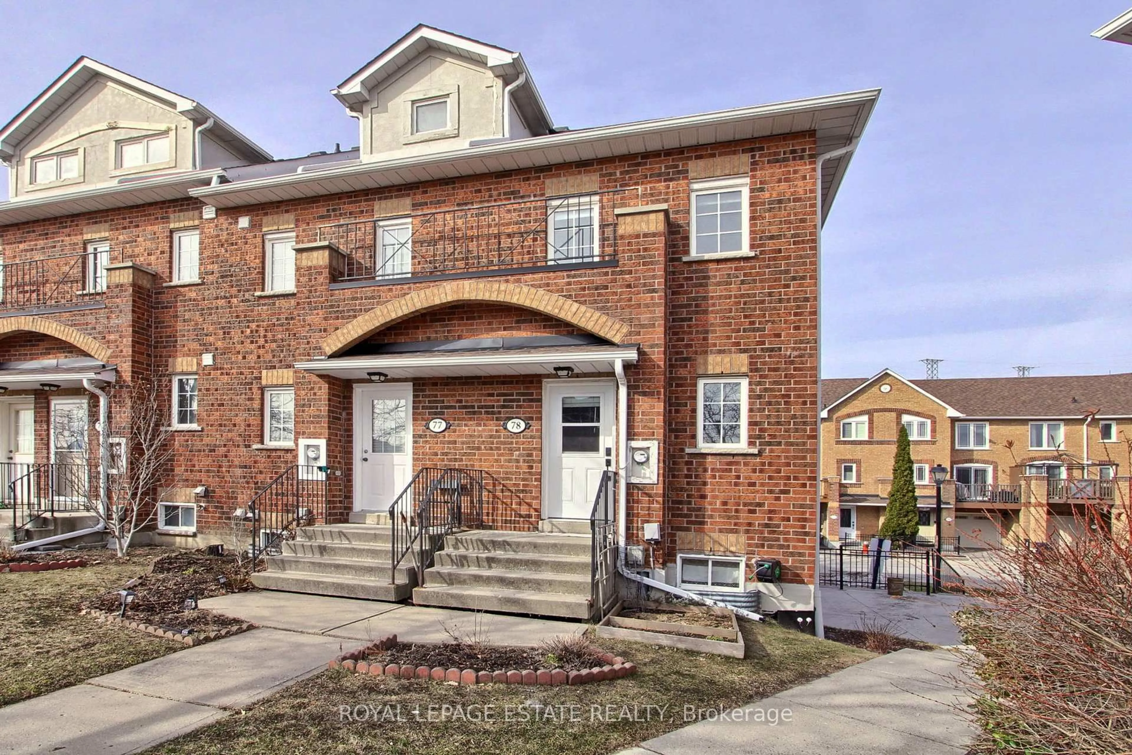 Home with brick exterior material, street for 2 Hedge End Rd #78, Toronto Ontario M1B 5Z8