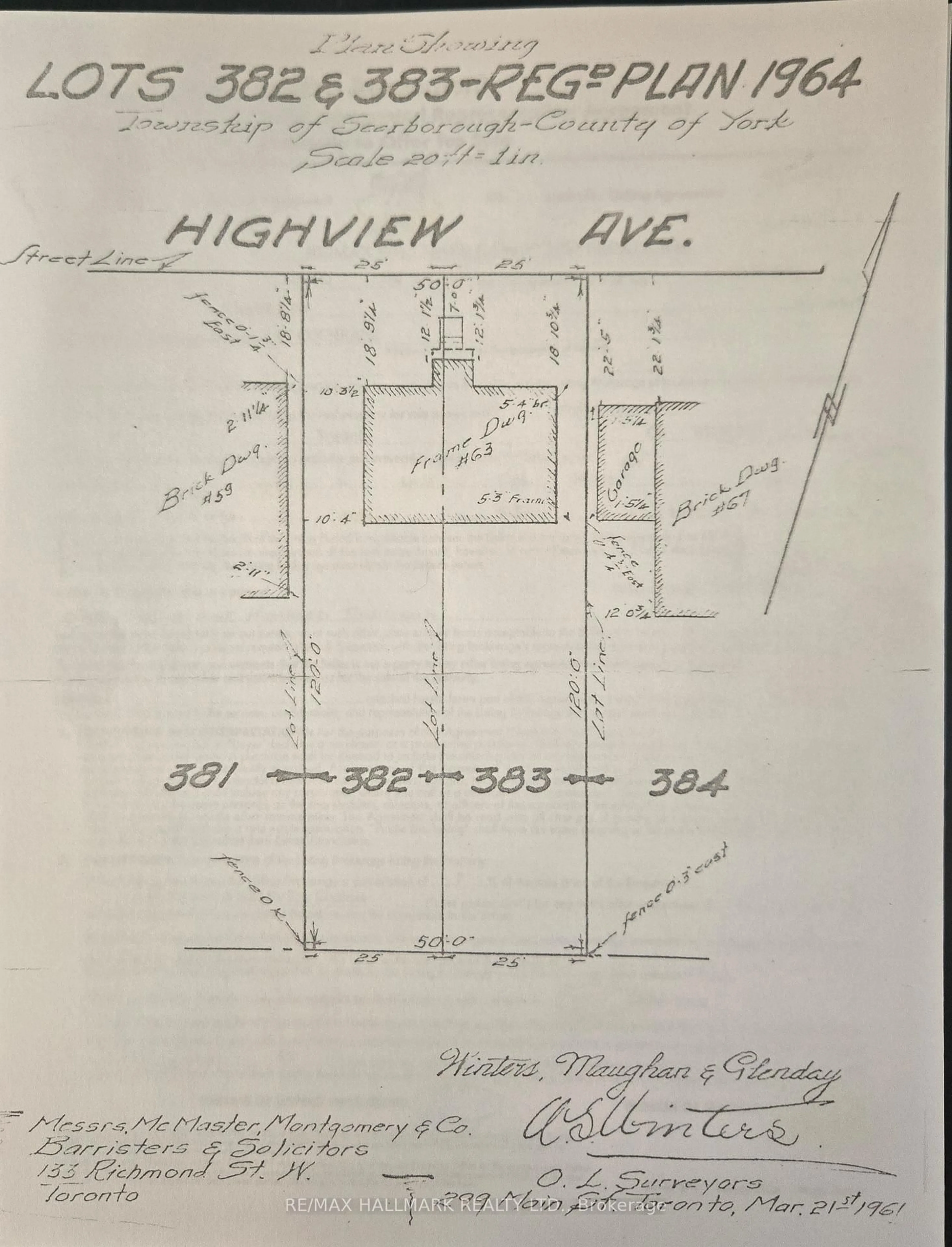Floor plan for 63 Highview Ave, Toronto Ontario M1N 2H4
