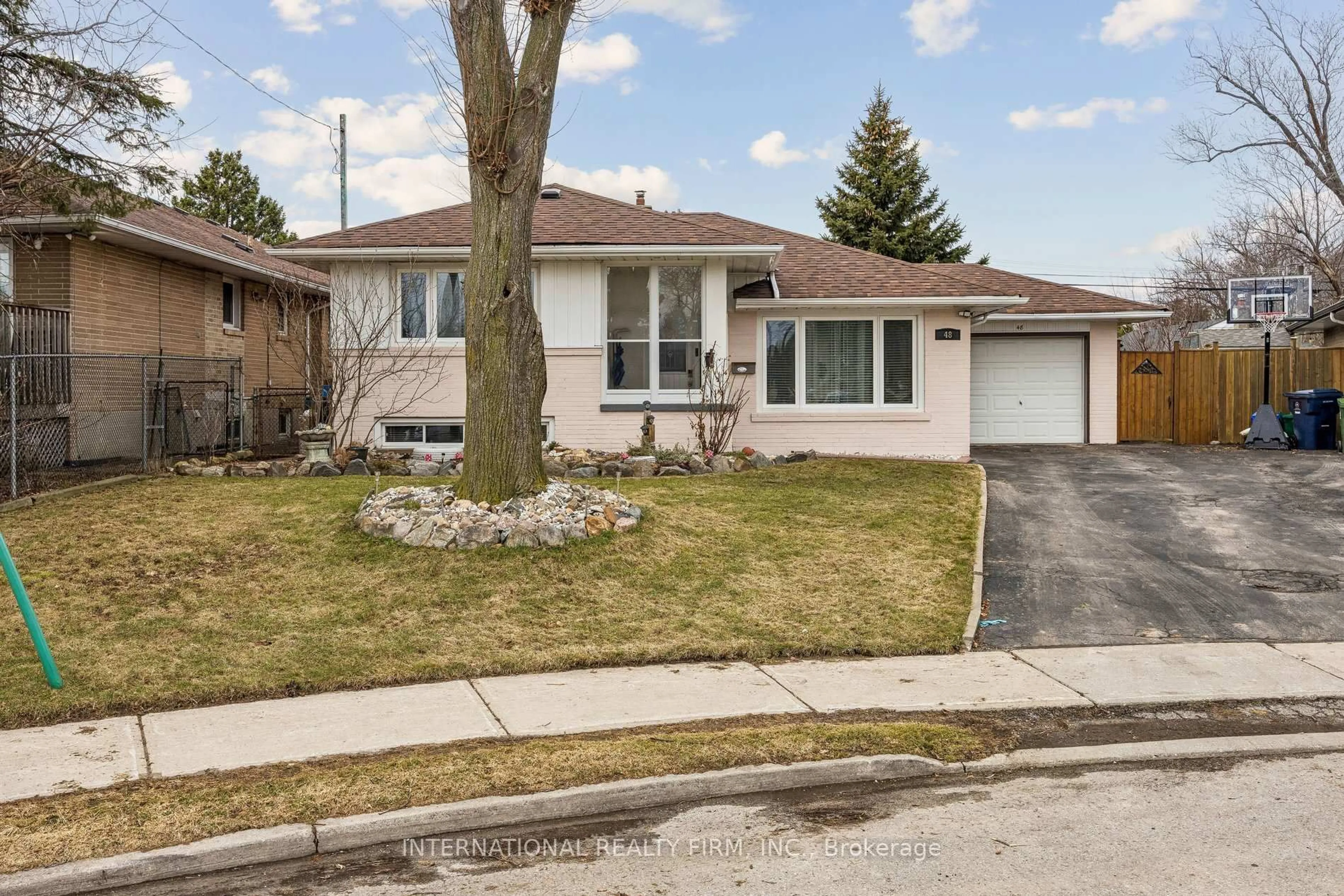 Home with brick exterior material, street for 48 Holford Cres, Toronto Ontario M1T 1M2