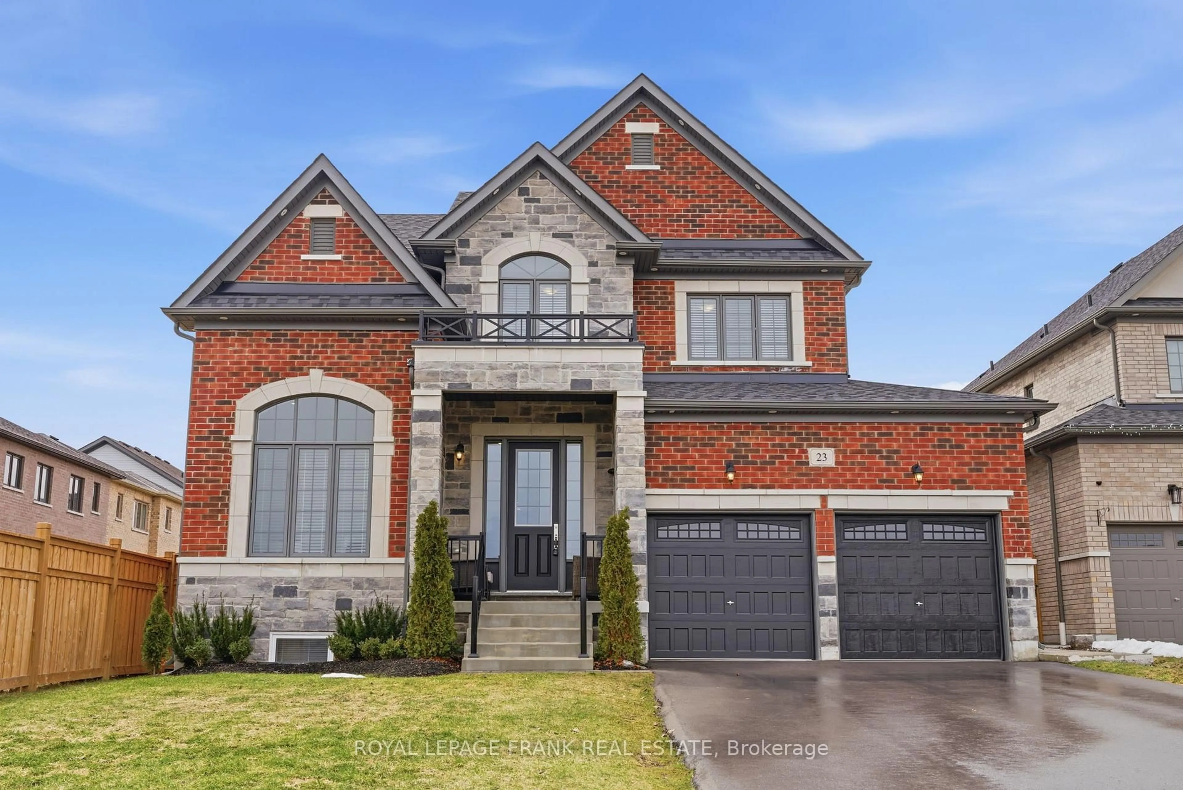 Home with brick exterior material, street for 23 Wamsley Cres, Clarington Ontario L1B 0W1