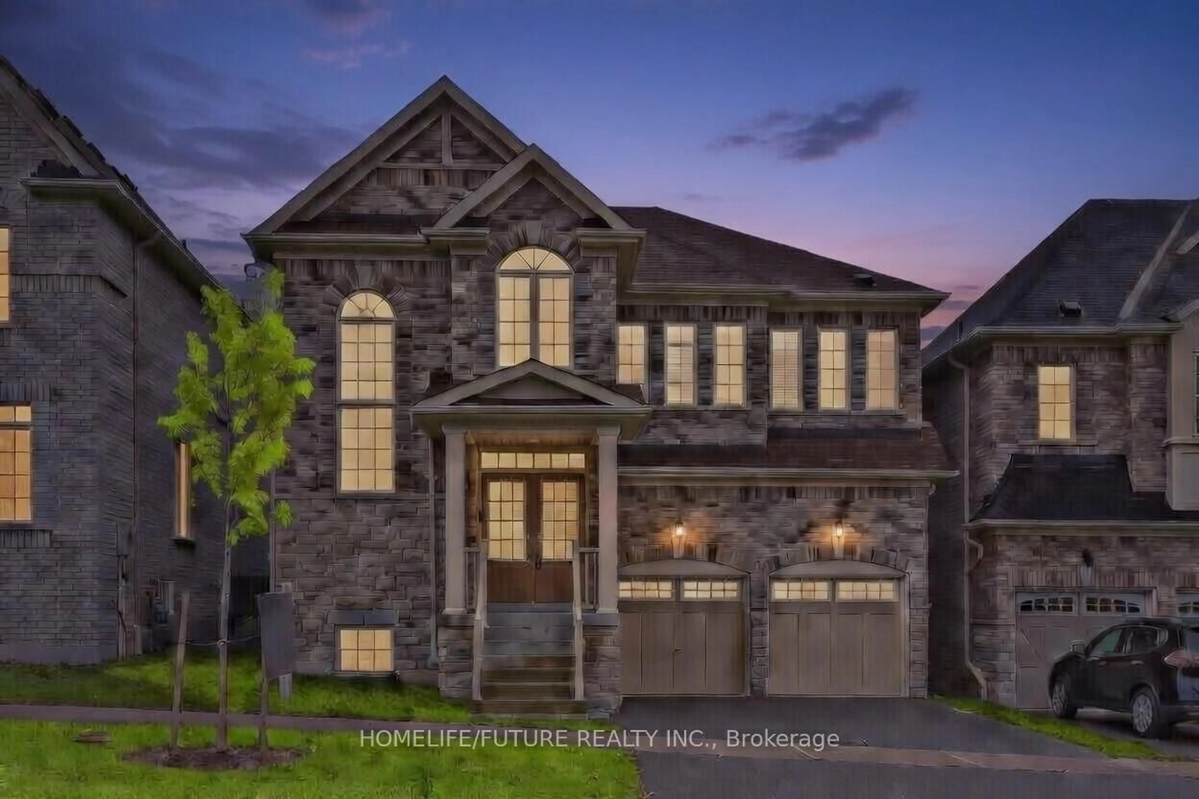 Home with brick exterior material, street for 44 Gillett Dr, Ajax Ontario L1Z 0N7