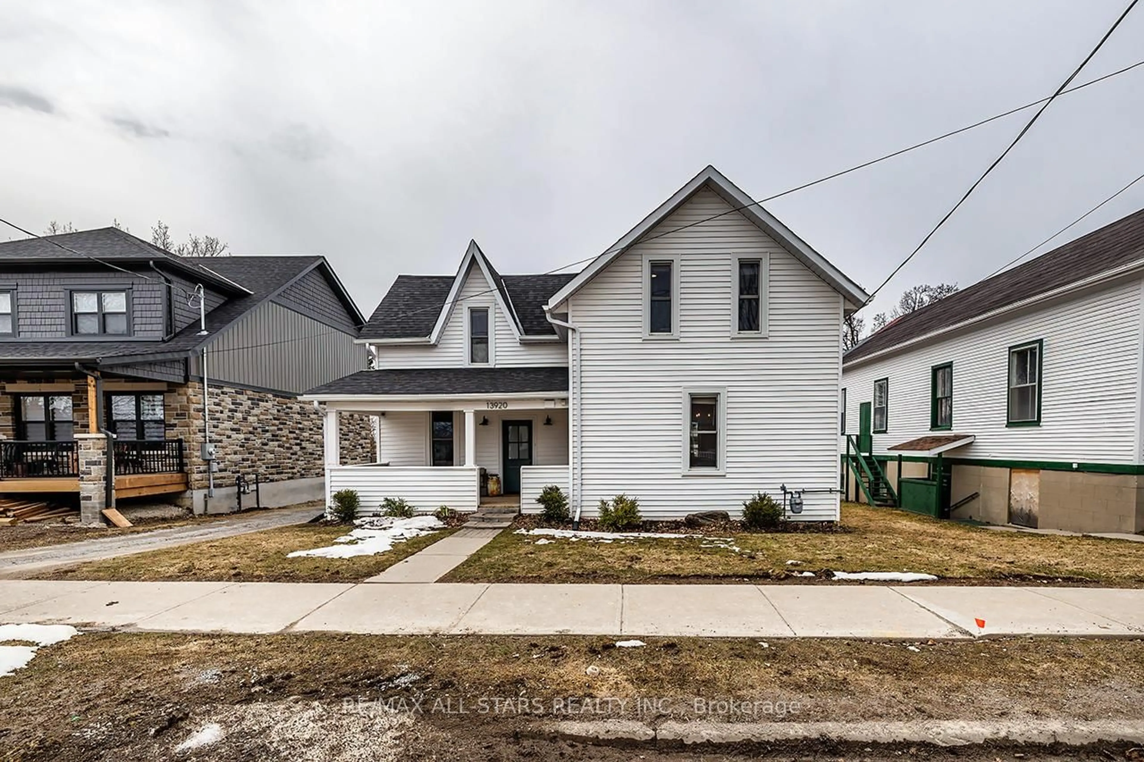 Home with brick exterior material, street for 13920 Old Scugog Rd, Scugog Ontario L0B 1B0