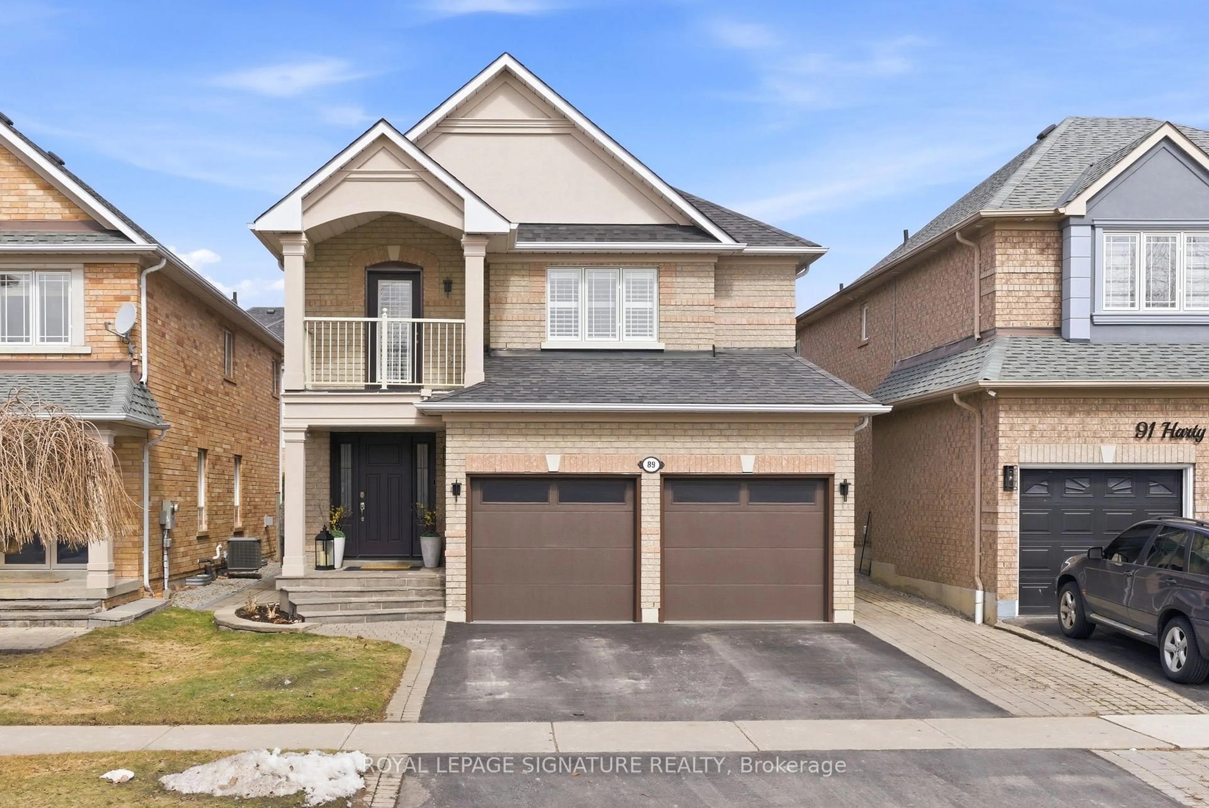Home with brick exterior material, street for 89 Harty Cres, Ajax Ontario L1T 4E7