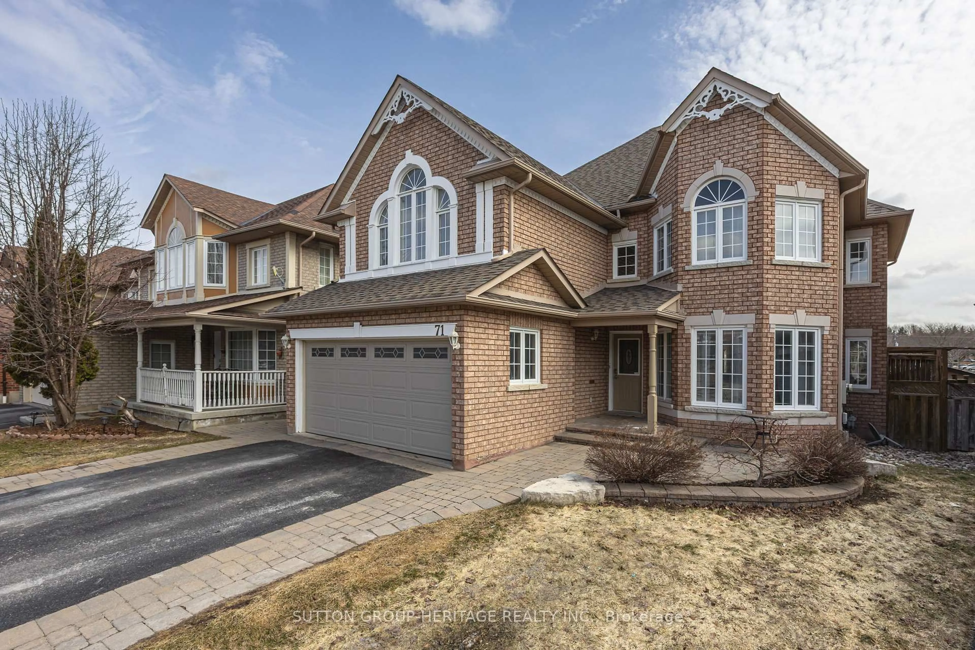 Home with brick exterior material, street for 71 Todd Rd, Ajax Ontario L1T 4C5