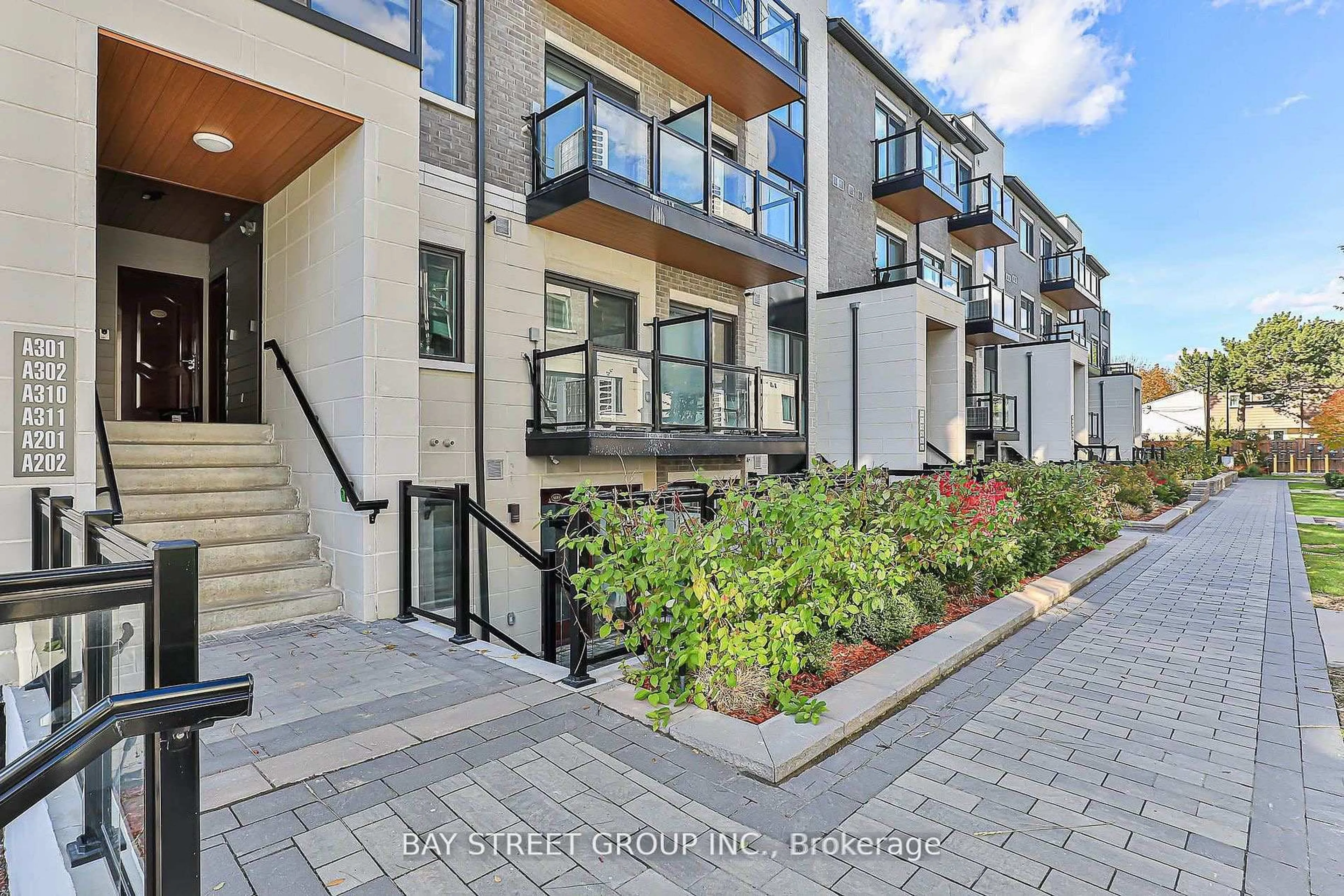 Patio, street for 3453 Victoria Park Ave #A311, Toronto Ontario M1W 0A9