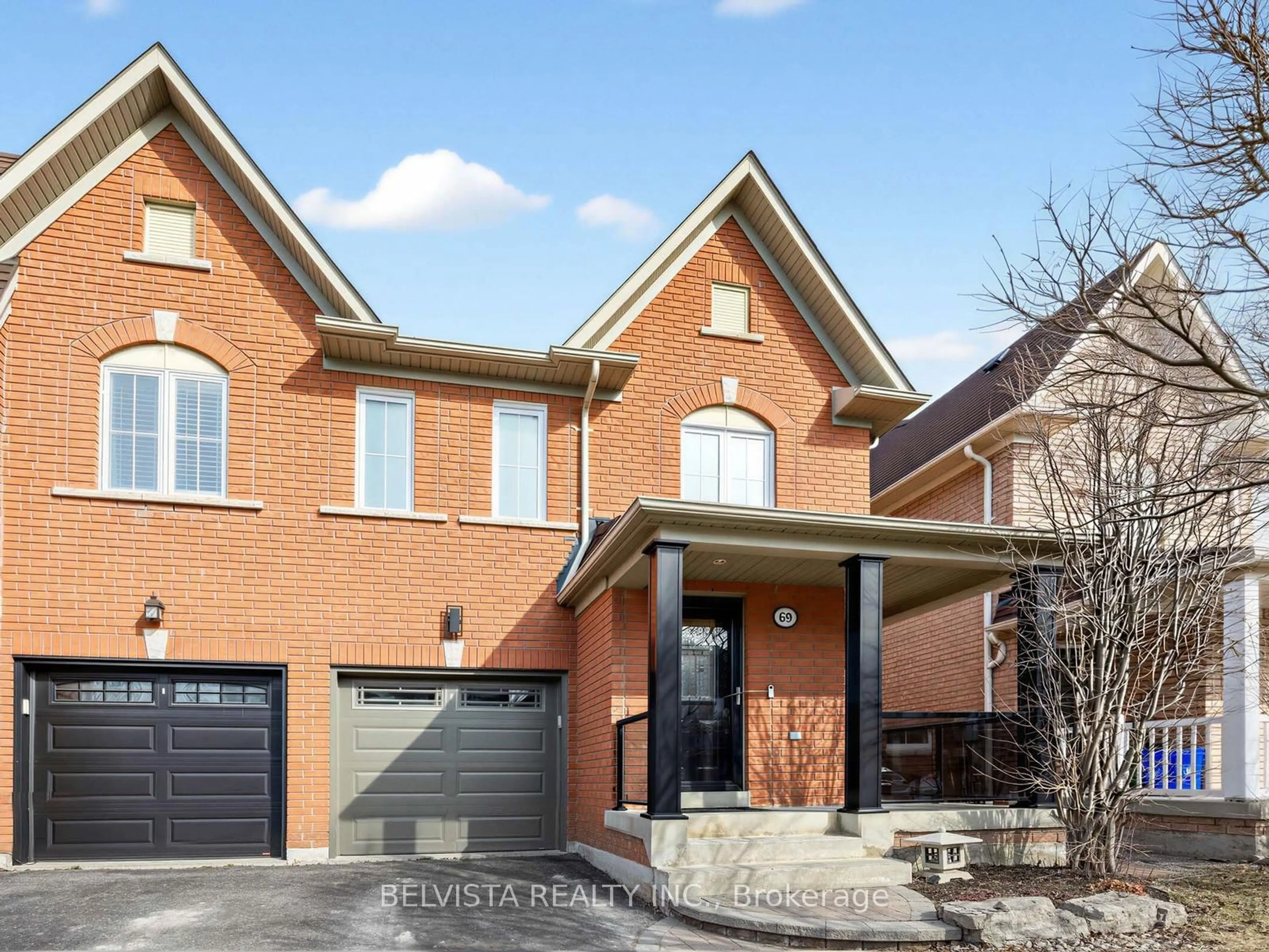 Home with brick exterior material, street for 69 Boyd Cres, Ajax Ontario L1Z 1Y3