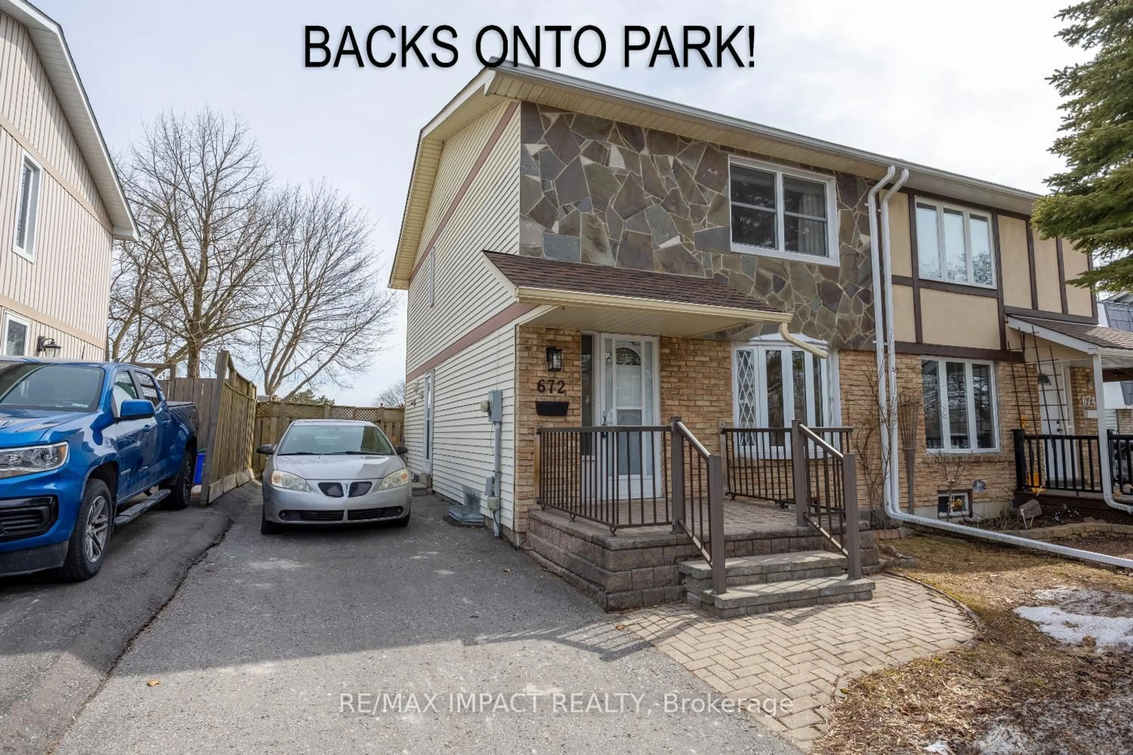 Patio, street for 672 Galahad Dr, Oshawa Ontario L1K 1M2