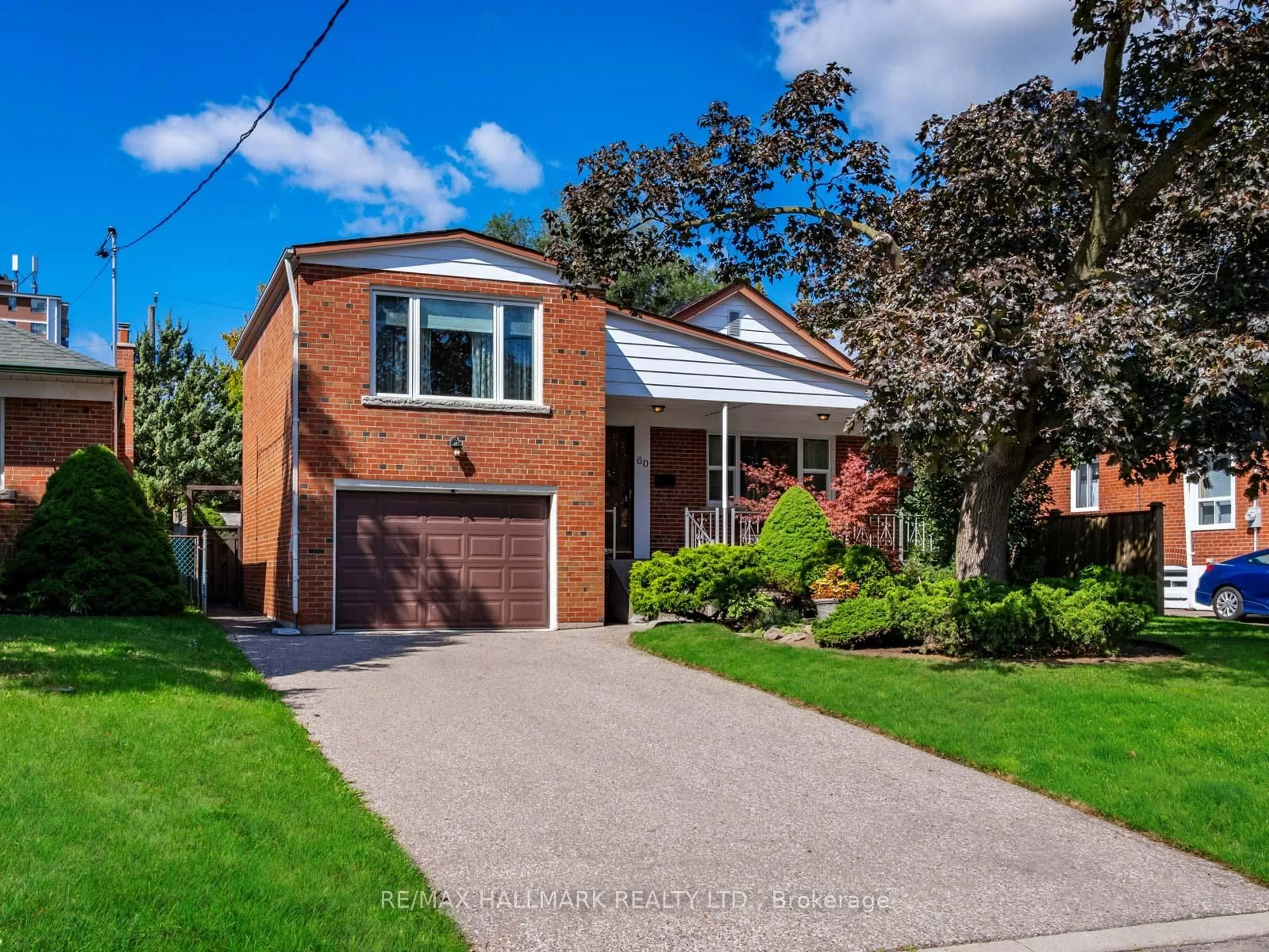 Home with brick exterior material, street for 60 Greylawn Cres, Toronto Ontario M1R 2V6