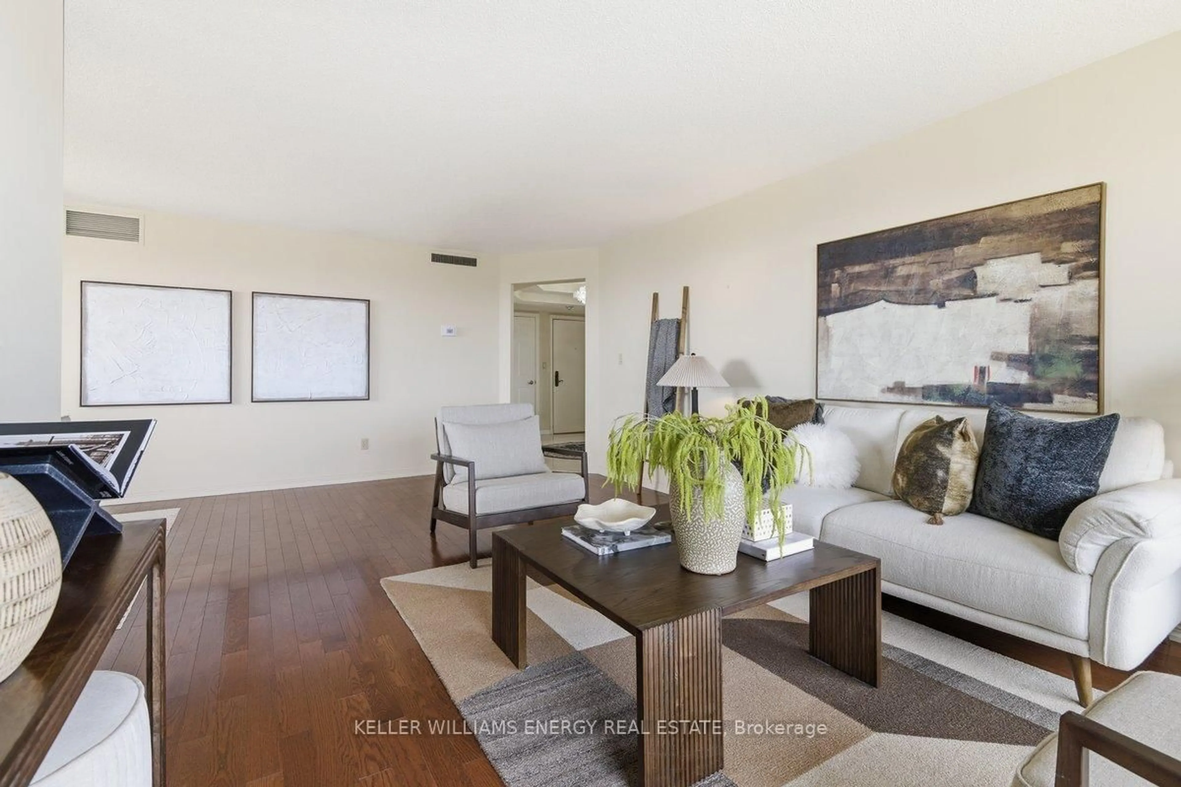 Living room with furniture, unknown for 900 Wilson Rd #1304, Oshawa Ontario L1G 7T2