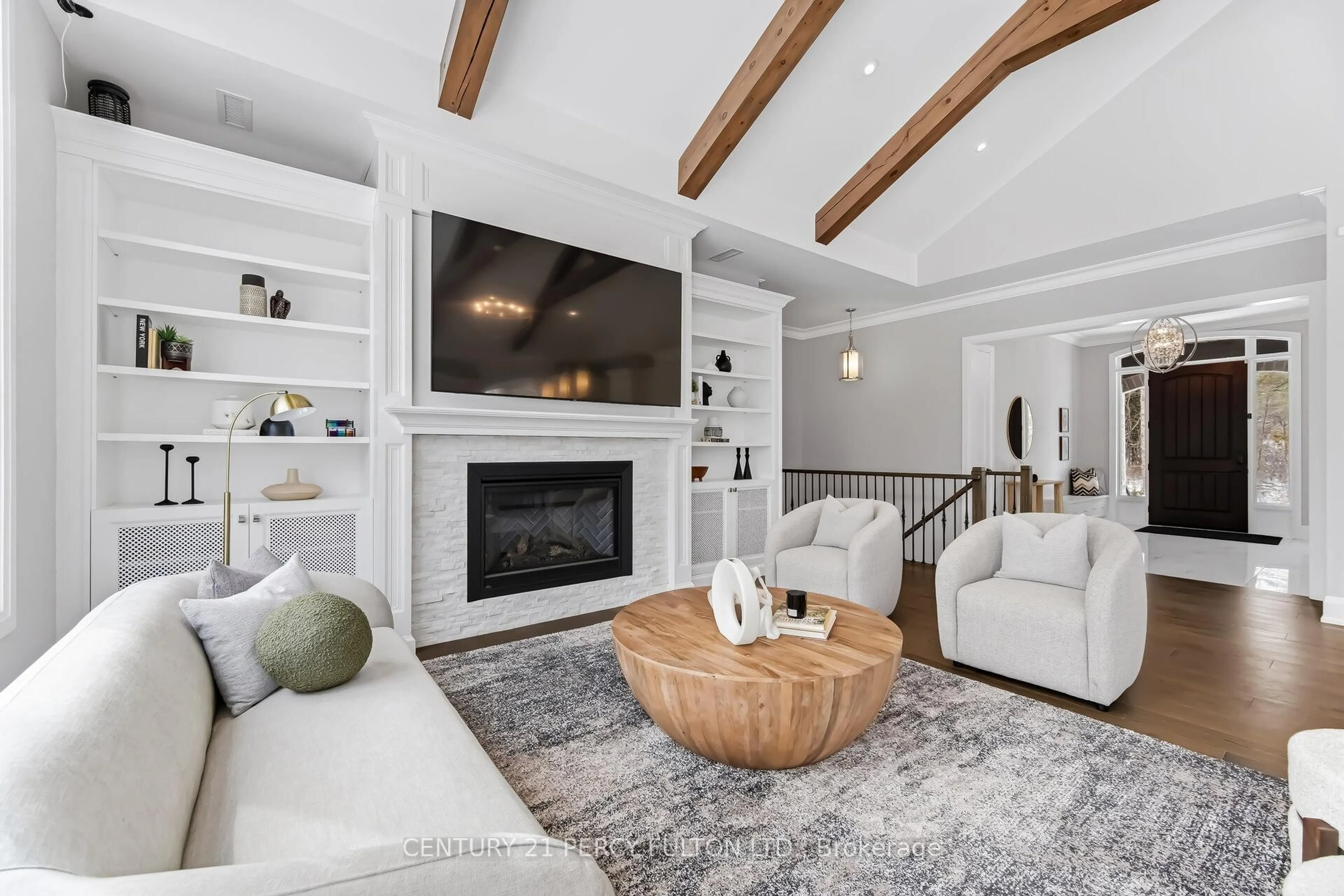 Living room with furniture, unknown for 3905 Sideline 14, Pickering Ontario L1Y 0B1