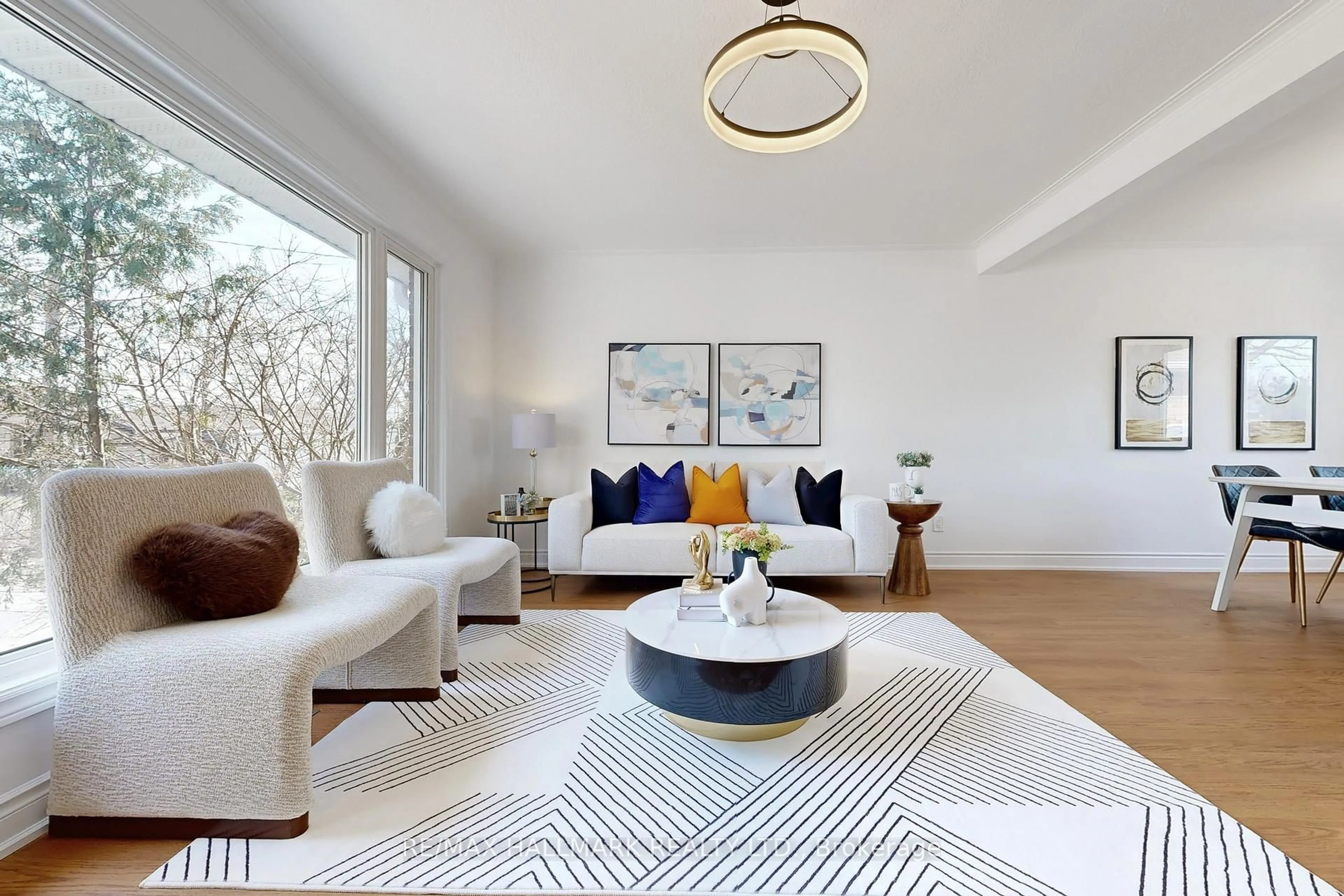 Living room with furniture, unknown for 16 Marchington Circ, Toronto Ontario M1R 3M4