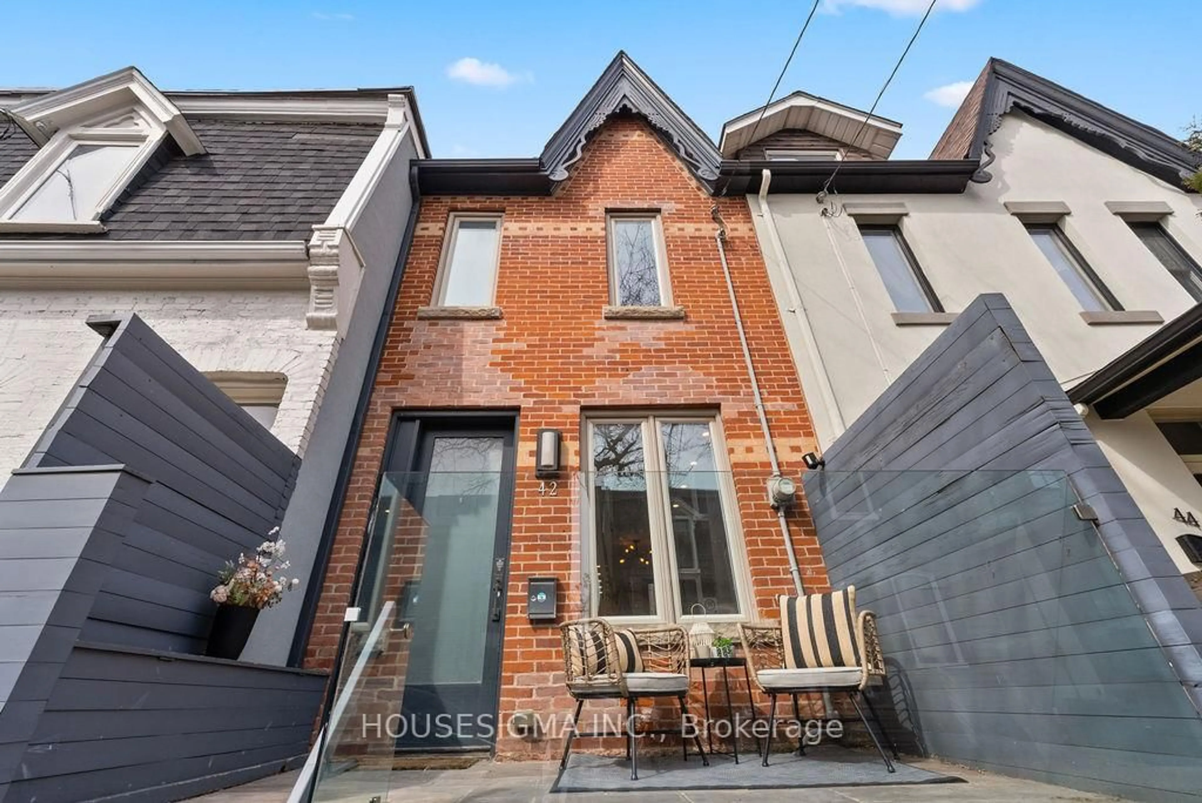 Home with brick exterior material, street for 42 Allen Ave, Toronto Ontario M4M 1T4