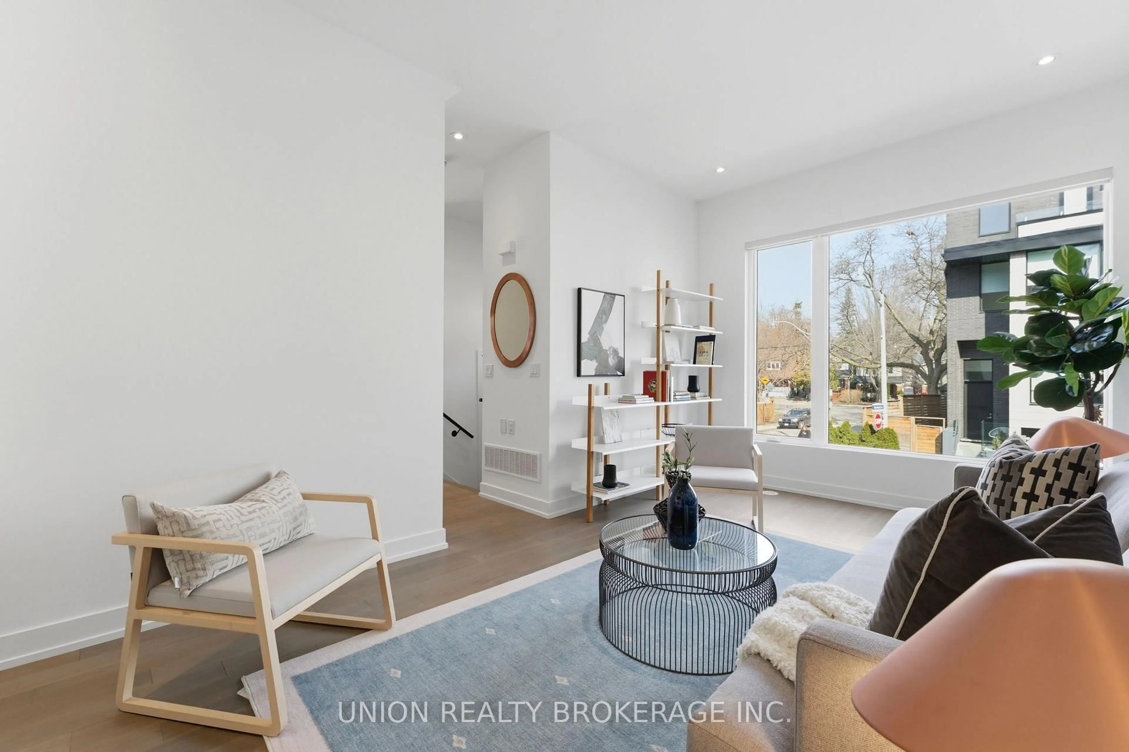 Living room with furniture, unknown for 3 Vince Ave, Toronto Ontario M4L 0A6