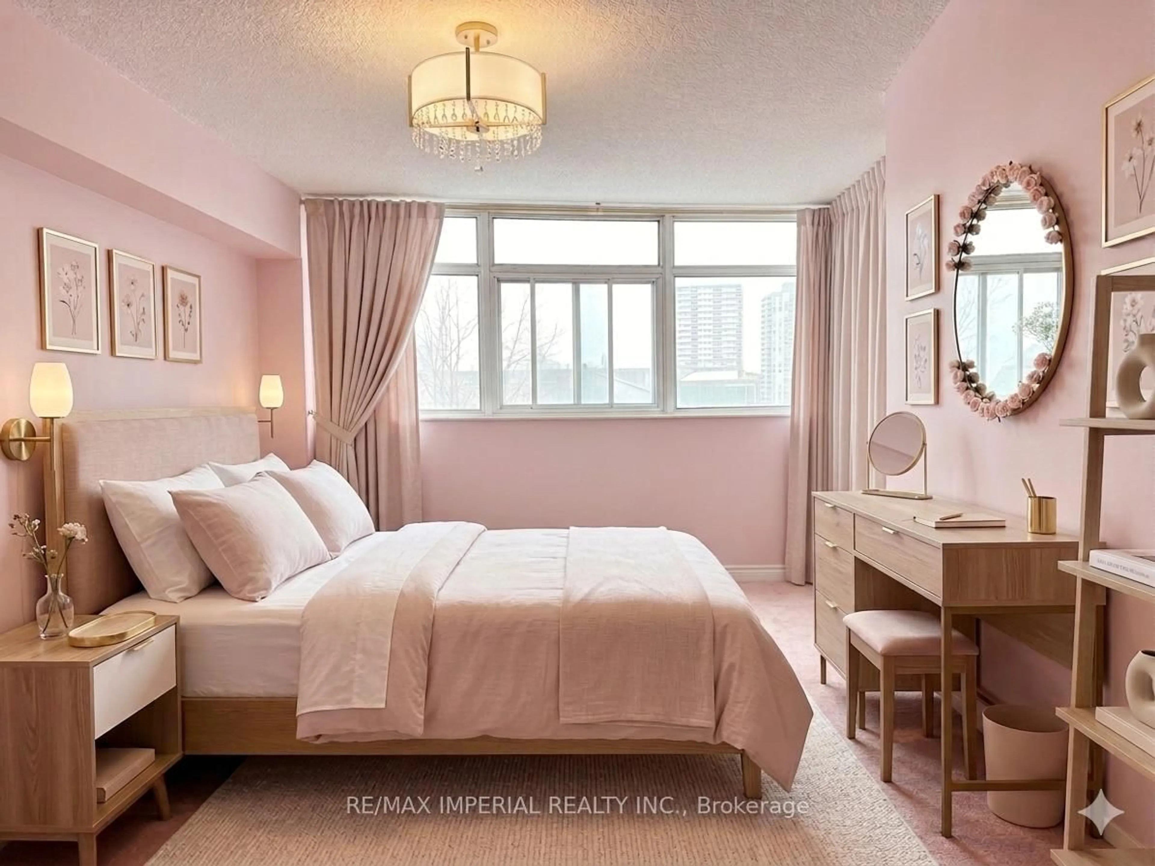 Bedroom with bed, unknown for 3151 Bridletowne Circ #305, Toronto Ontario M1W 2T1