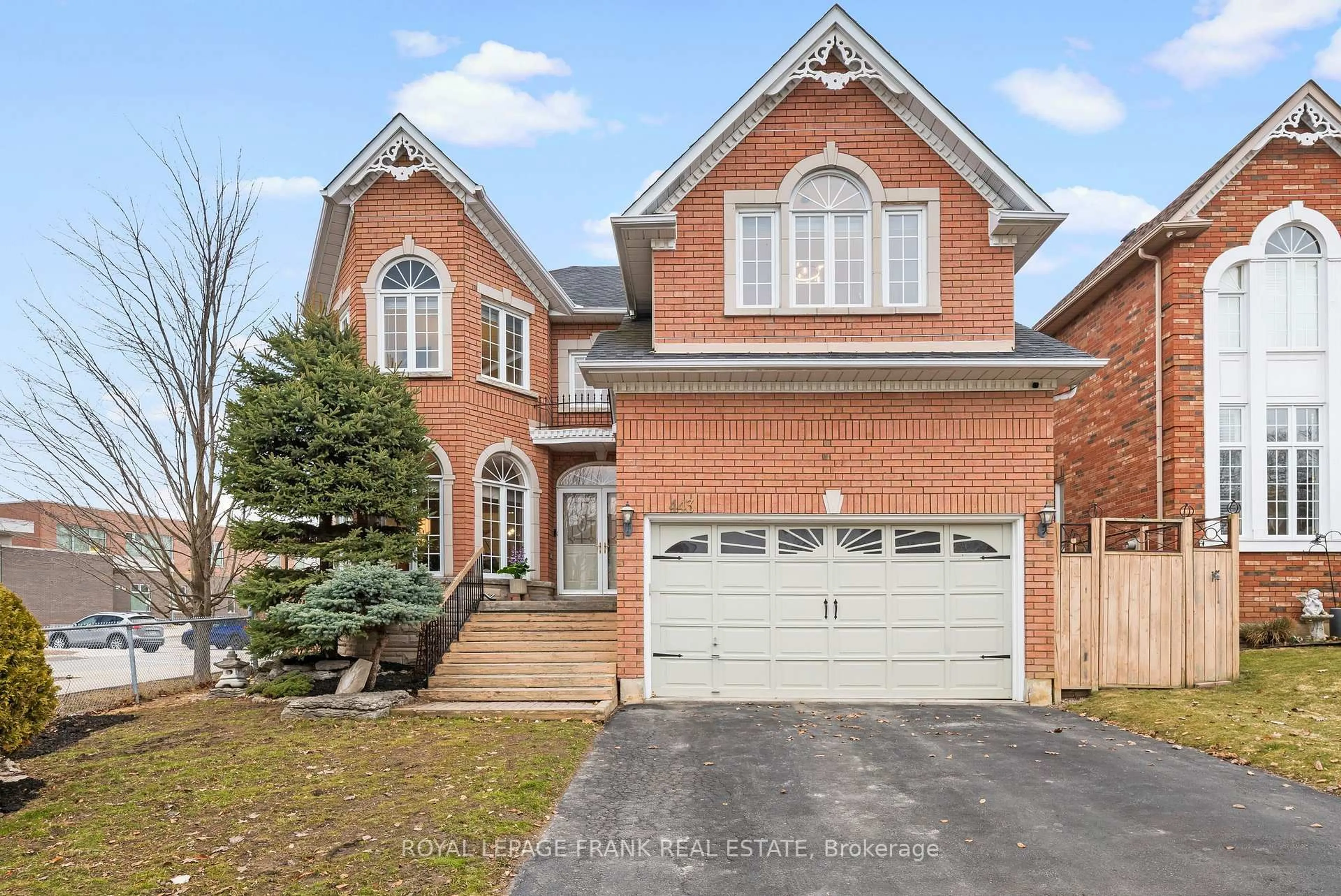 Home with brick exterior material, street for 443 Delaney Dr, Ajax Ontario L1T 3Y6