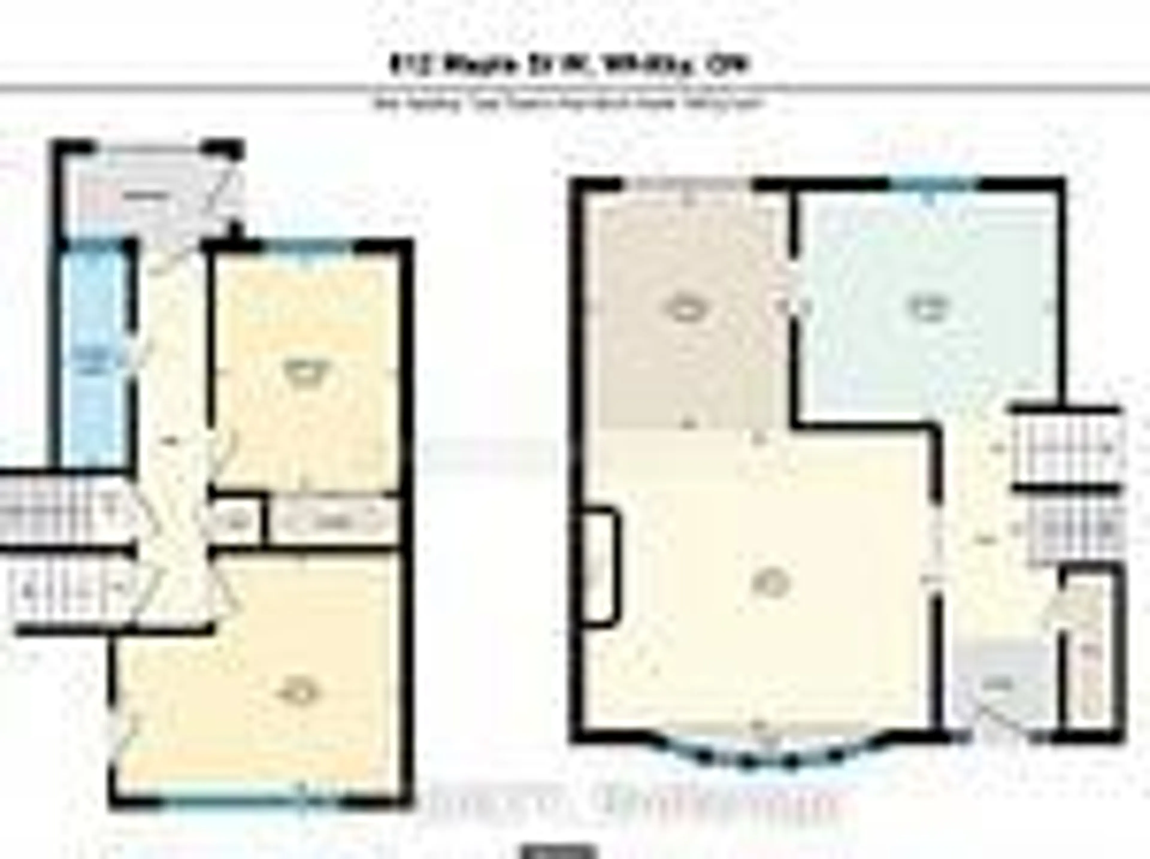 Floor plan for 612 Maple St, Whitby Ontario L1N 3A2