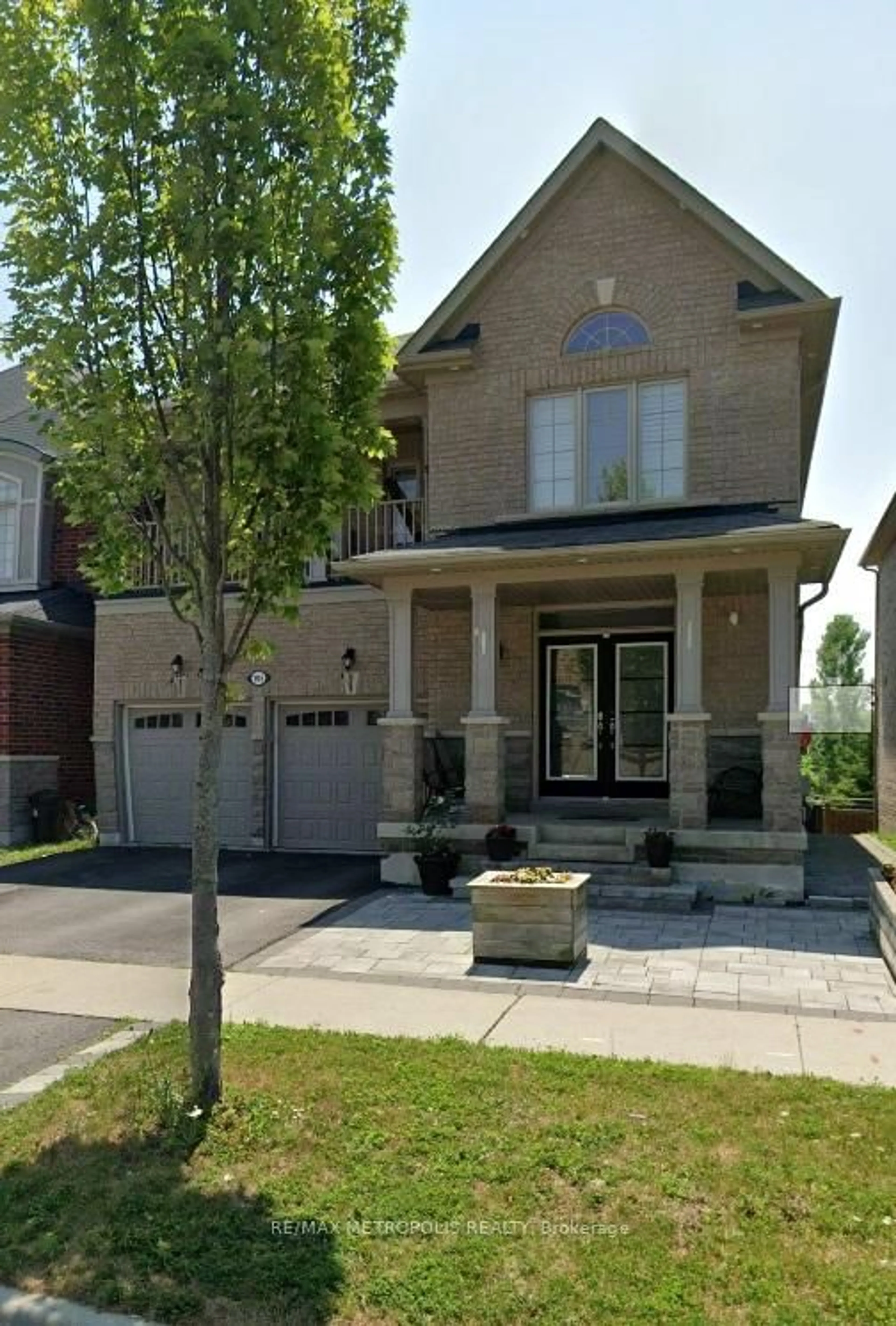 Home with brick exterior material, street for 105 Stockell Cres, Ajax Ontario L1T 0M4