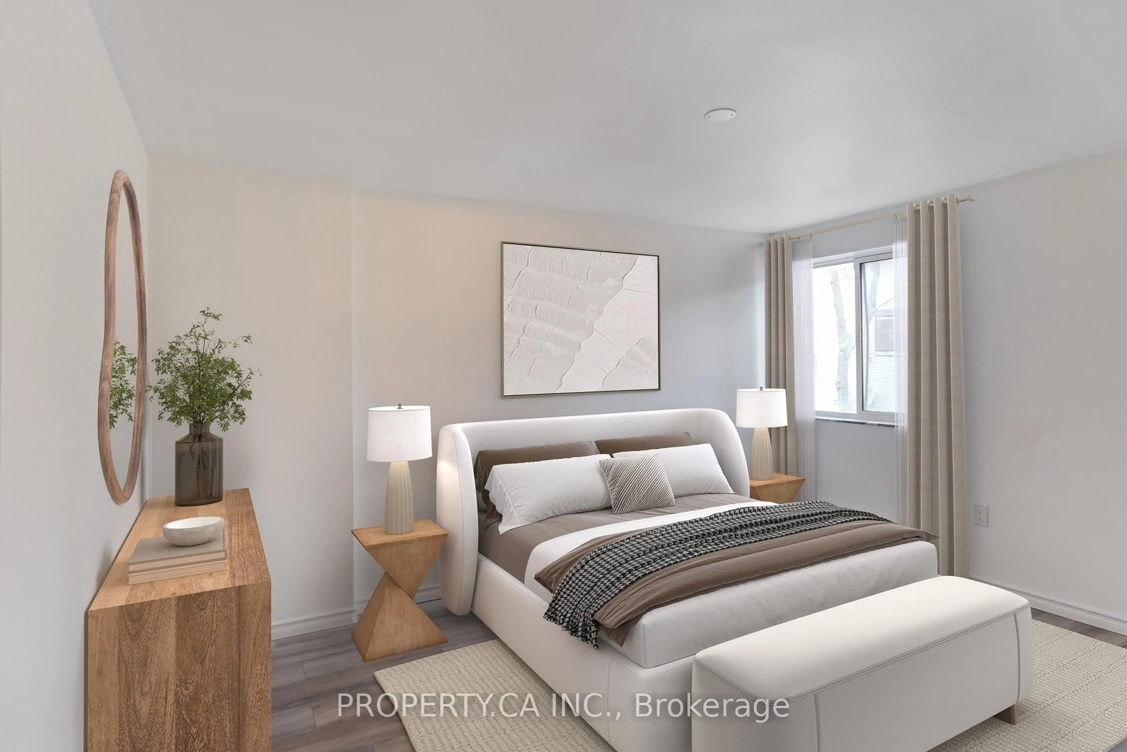 Bedroom with bed, unknown for 936 Glen St #312, Oshawa Ontario L1J 5Z7