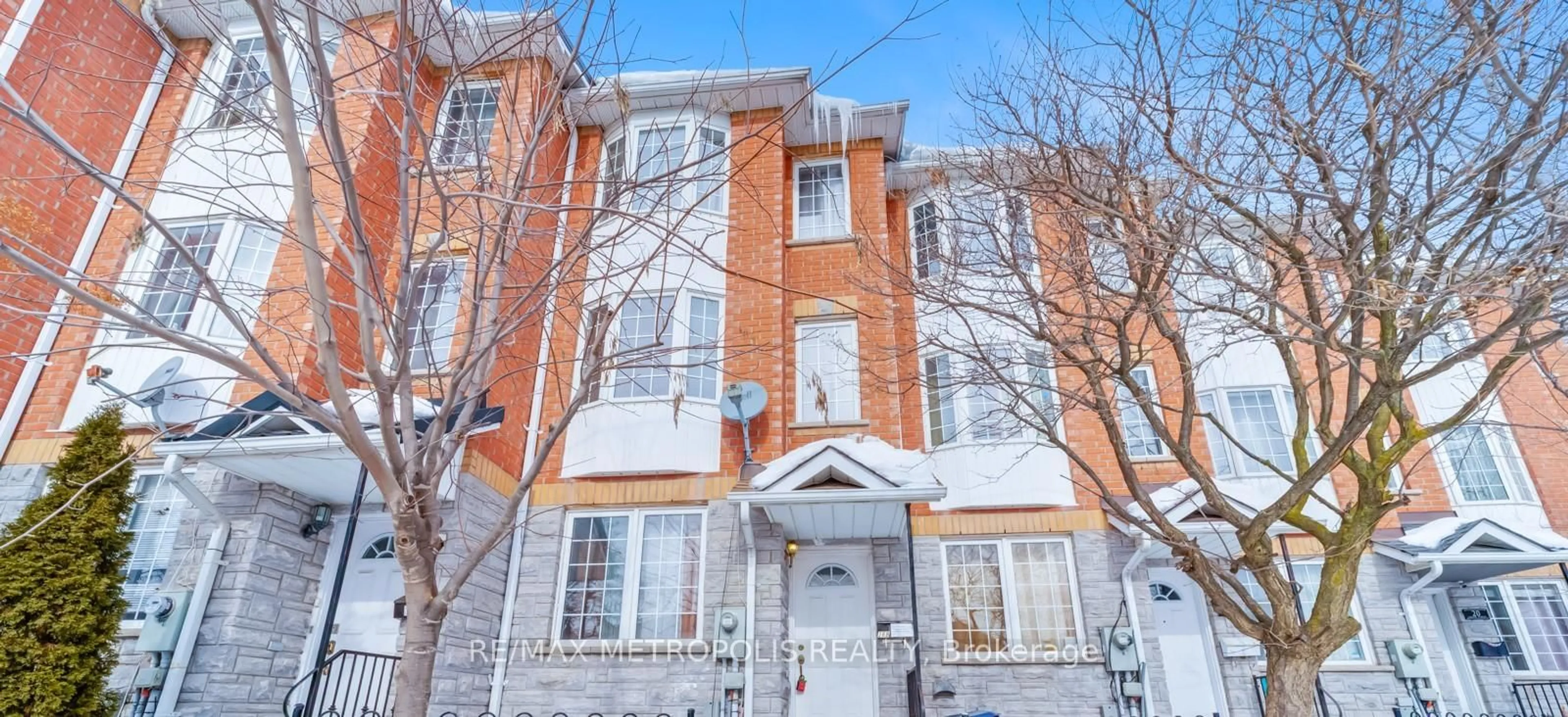 Home with brick exterior material, street for 16B Gower St, Toronto Ontario M4B 3P5