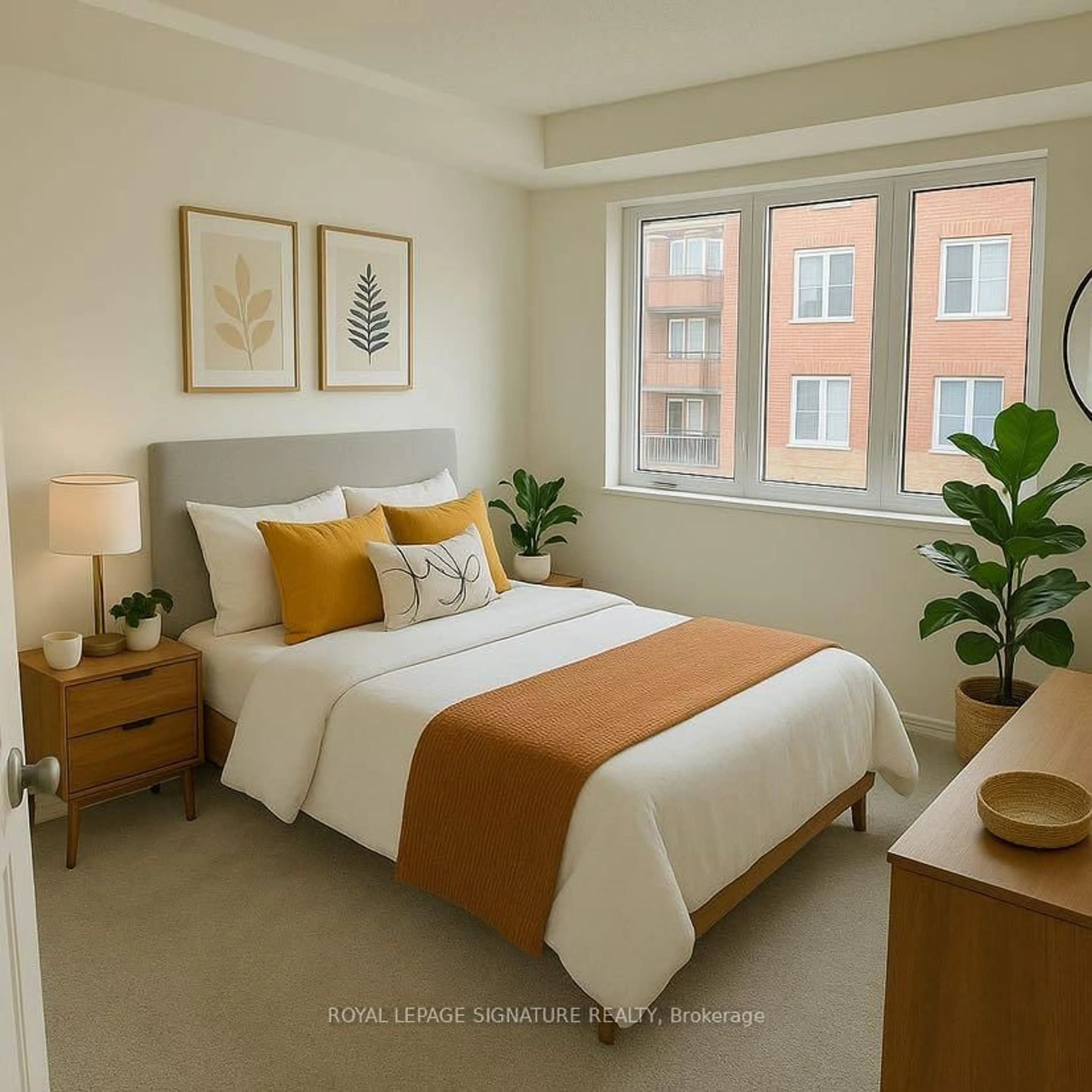 Bedroom with bed, unknown for 2336 Chevron Prince Path #330, Oshawa Ontario L1L 0K8