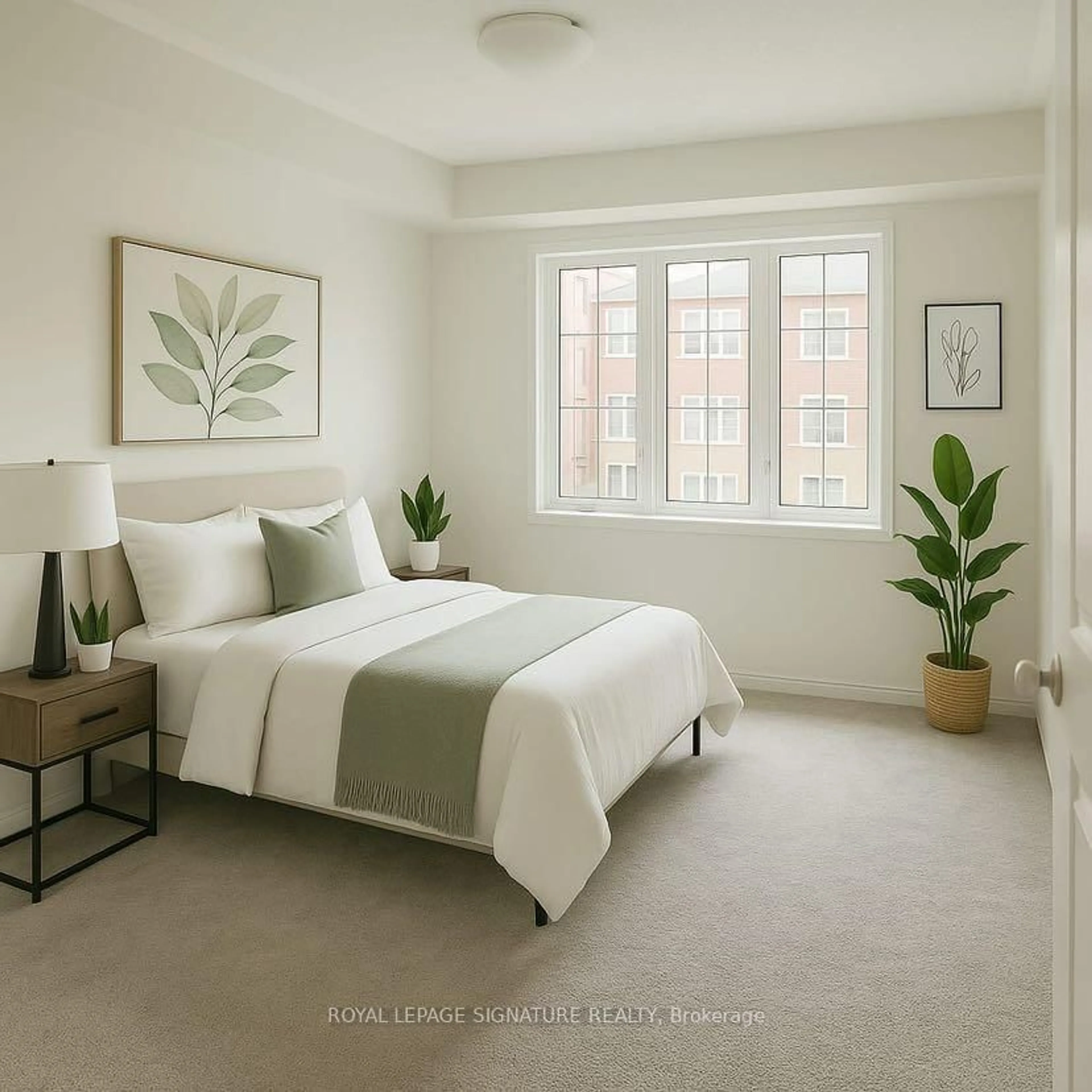 Bedroom with bed, unknown for 2336 Chevron Prince Path #330, Oshawa Ontario L1L 0K8