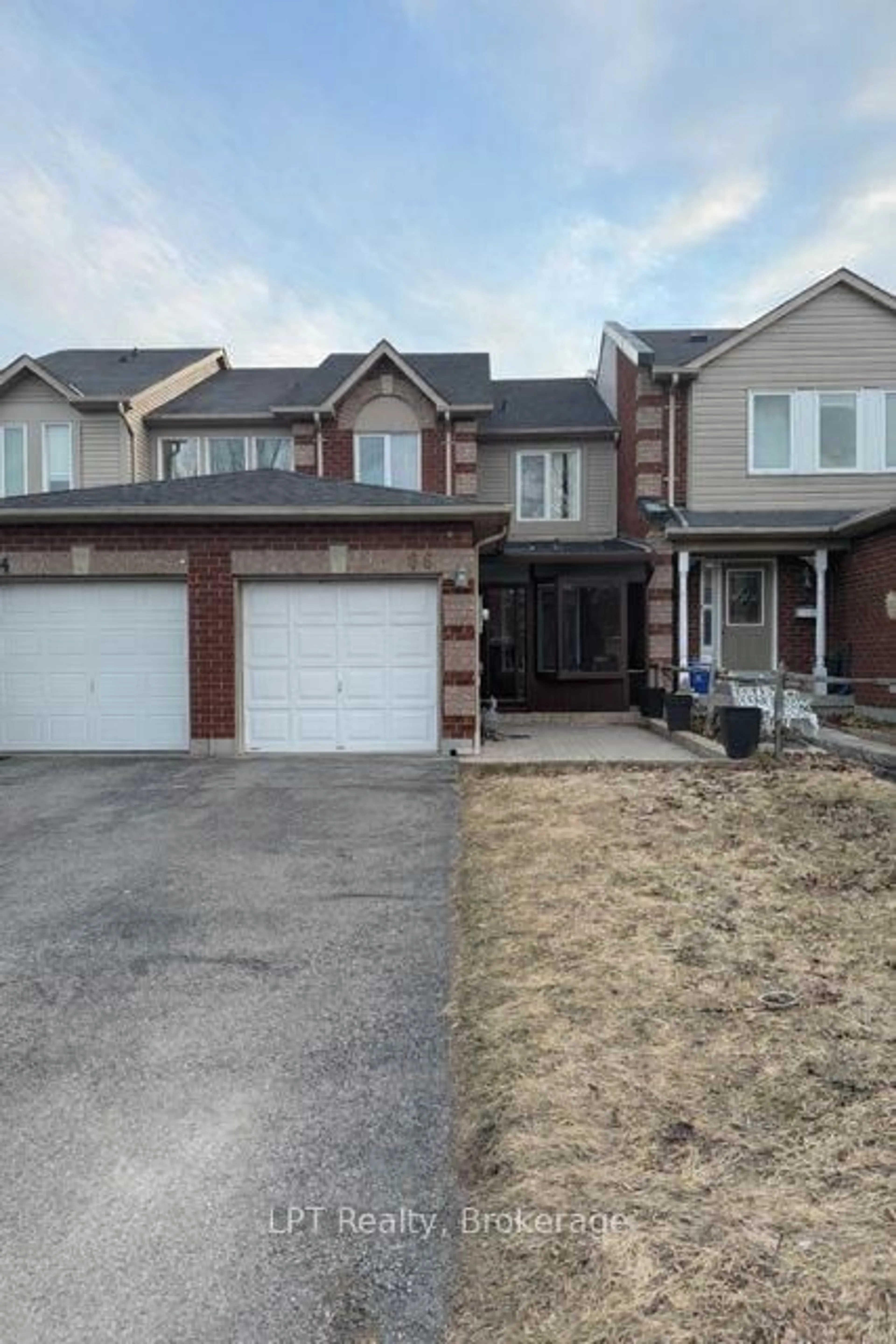 Home with brick exterior material, street for 66 Landerville Lane, Clarington Ontario L1C 4Y1