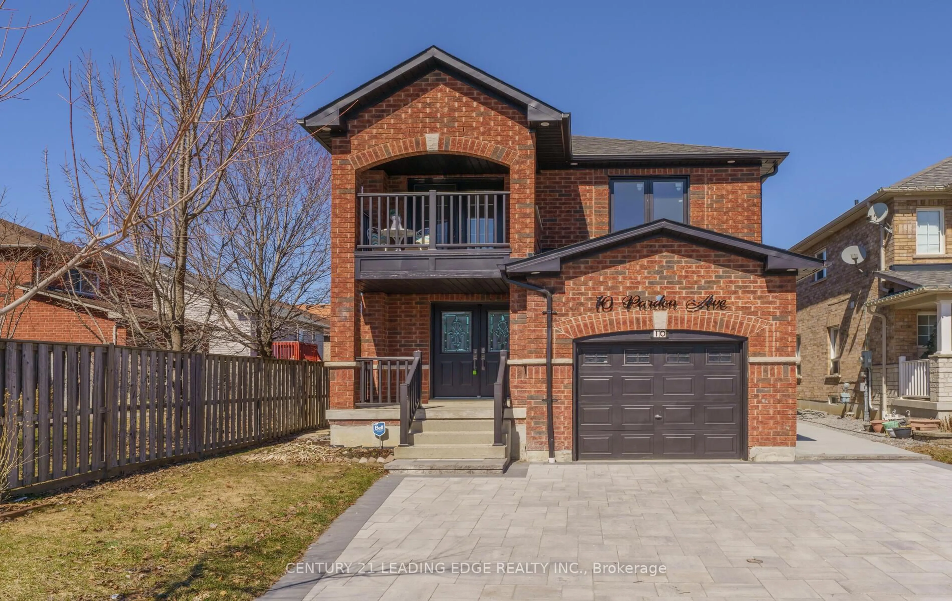 Home with brick exterior material, street for 10 Pardon Ave, Whitby Ontario L1P 1V1