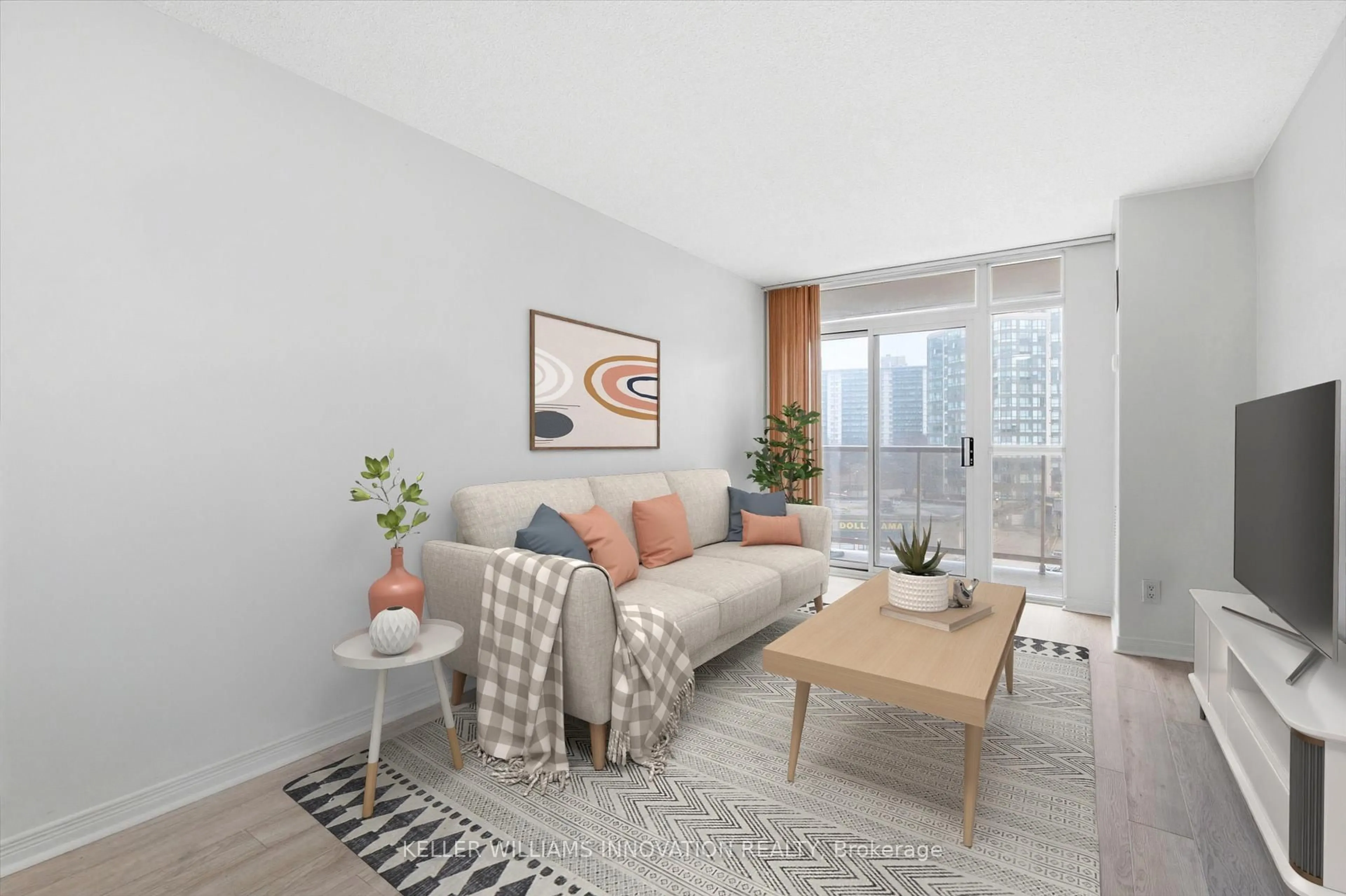 Living room with furniture, unknown for 3560 Kingston Rd, Toronto Ontario M1M 3X9