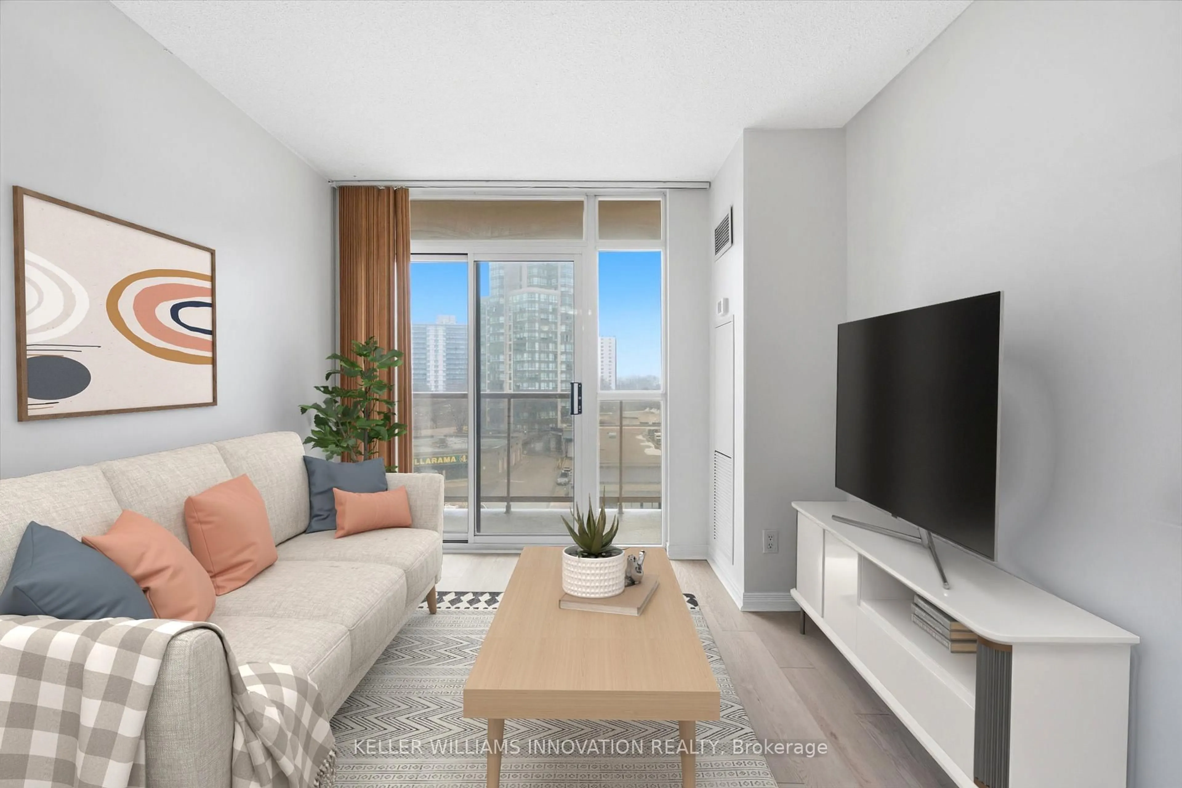 Living room with furniture, unknown for 3560 Kingston Rd, Toronto Ontario M1M 3X9