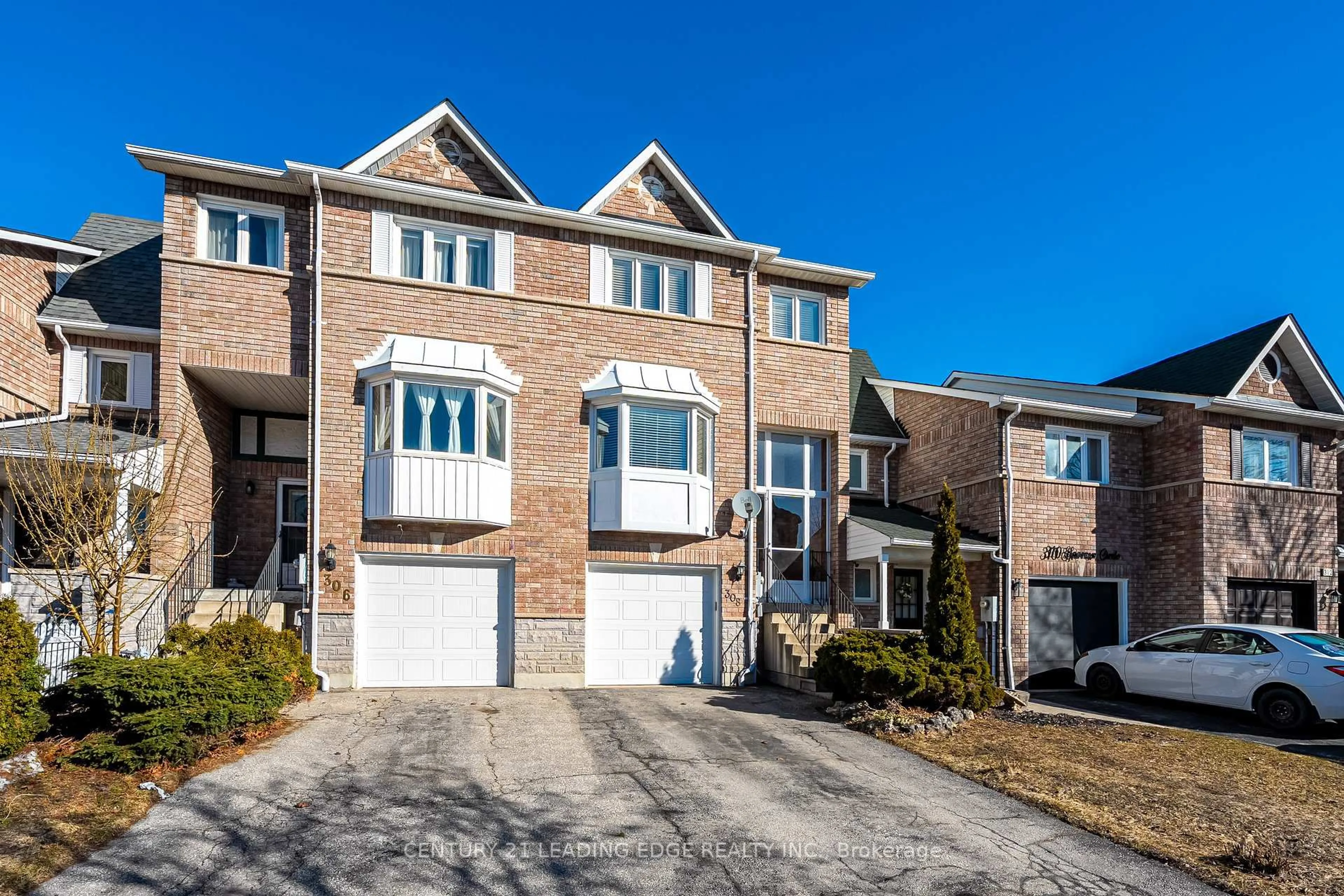 Home with brick exterior material, street for 308 SPARROW Circ, Pickering Ontario L1V 6Y3
