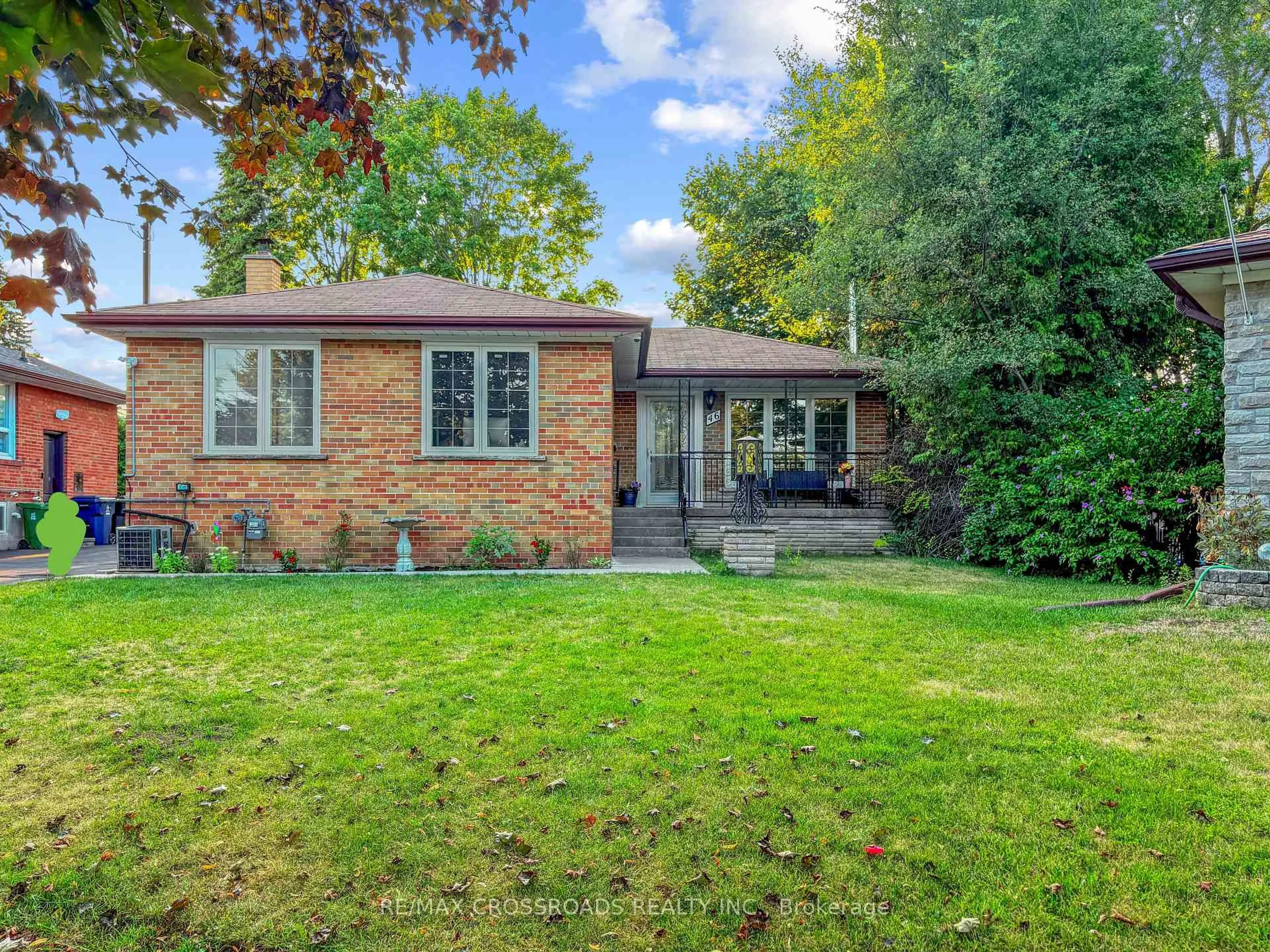 Home with brick exterior material, street for 46 Ronway Cres, Toronto Ontario M1J 2S2