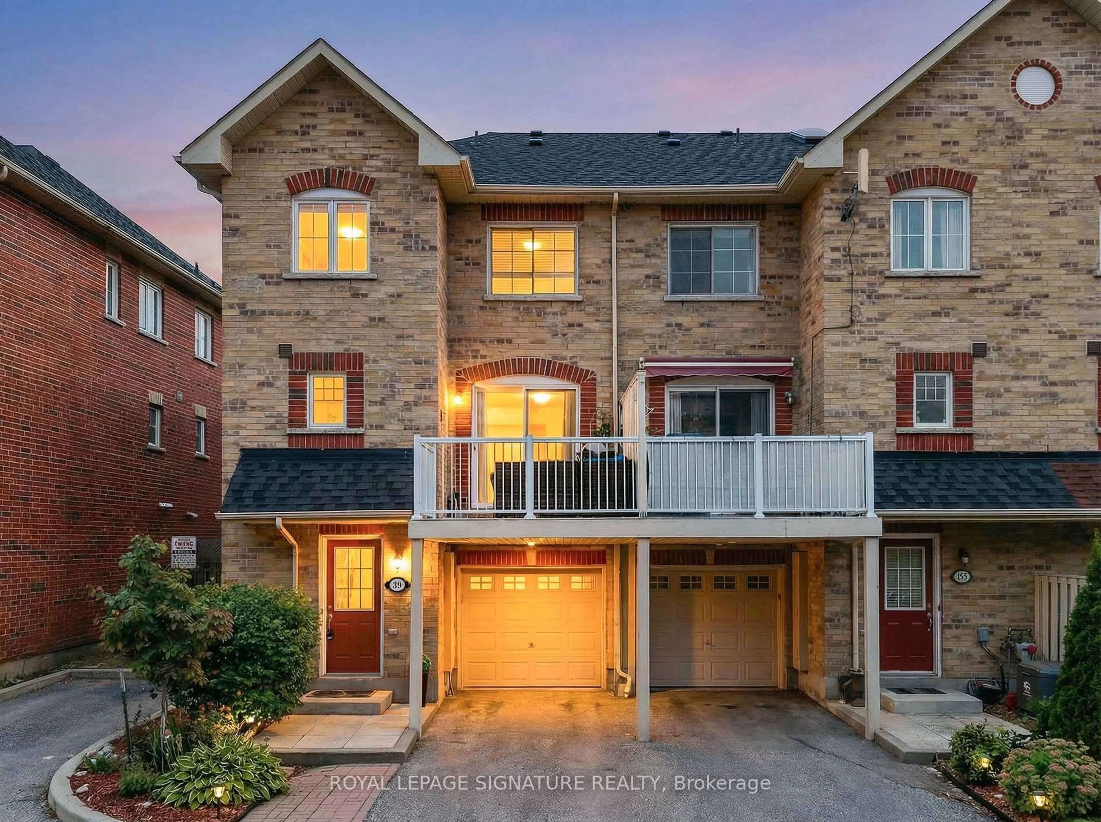 Home with brick exterior material, street for 1775 Valley Farm Rd #39, Pickering Ontario L1V 7J9