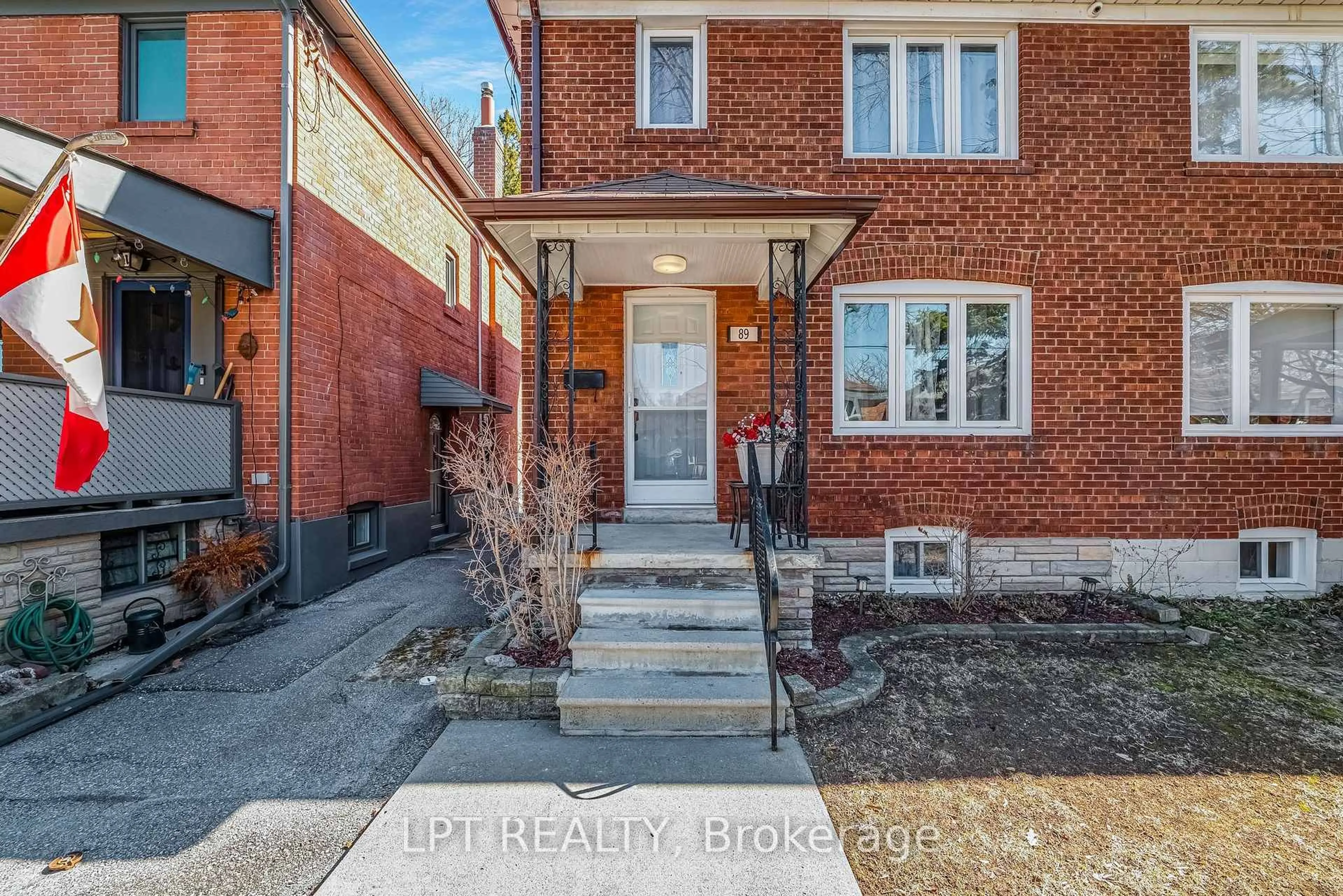 Home with brick exterior material, street for 89 Highfield Rd, Toronto Ontario M4L 2T9
