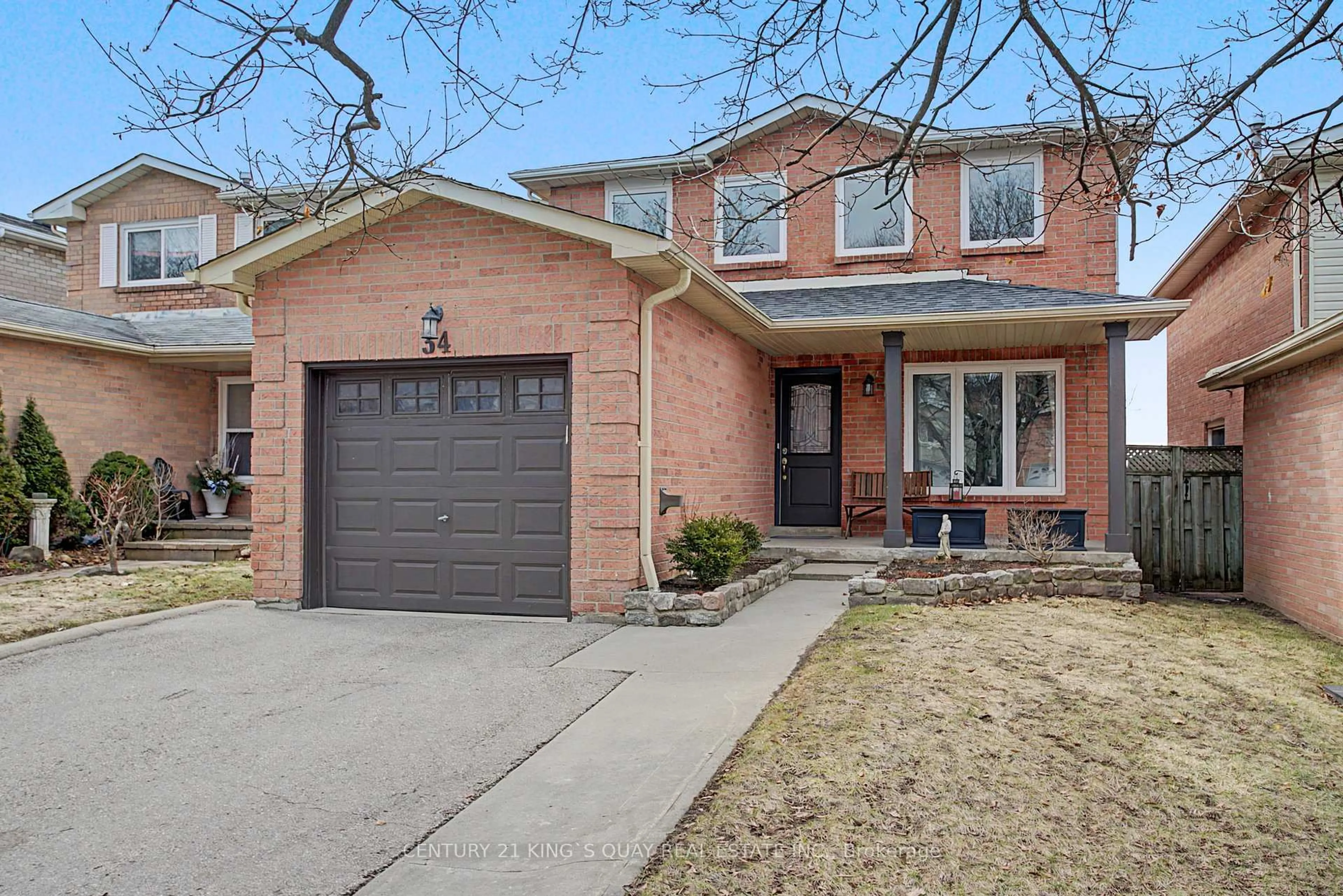 Home with brick exterior material, street for 34 Palmer Dr, Ajax Ontario L1S 5T9