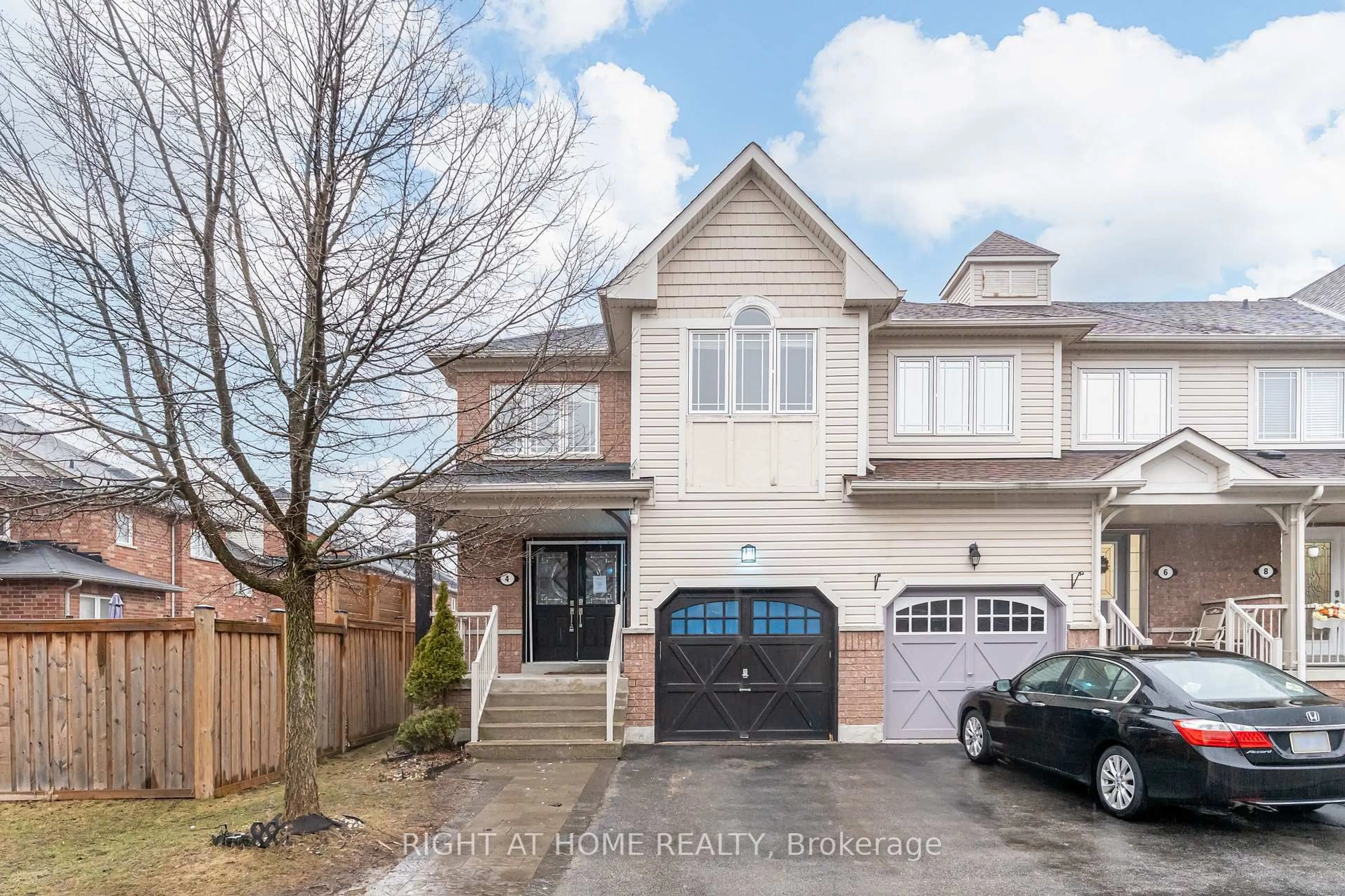 Home with brick exterior material, street for 4 Whitefoot Cres, Ajax Ontario L1Z 2E5