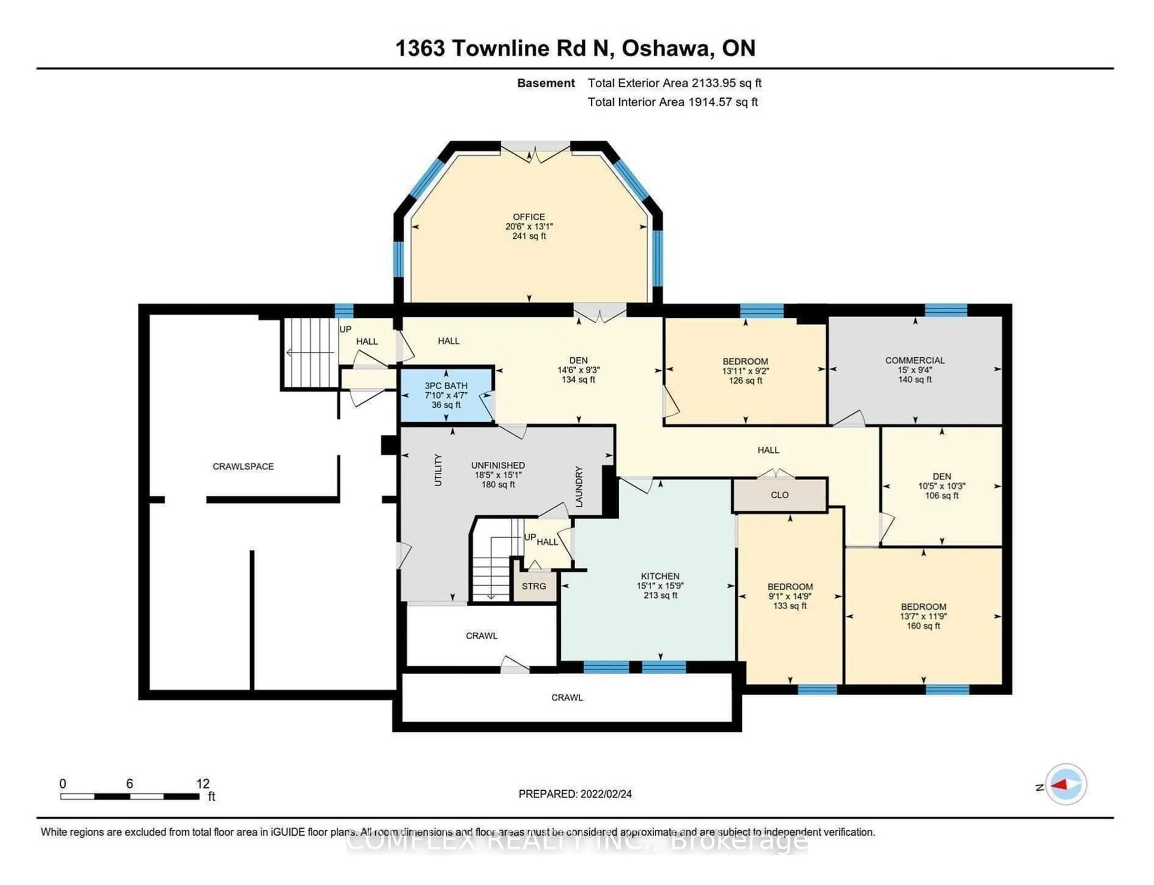 Floor plan for 1363 Townline Rd, Clarington Ontario L1H 8L7