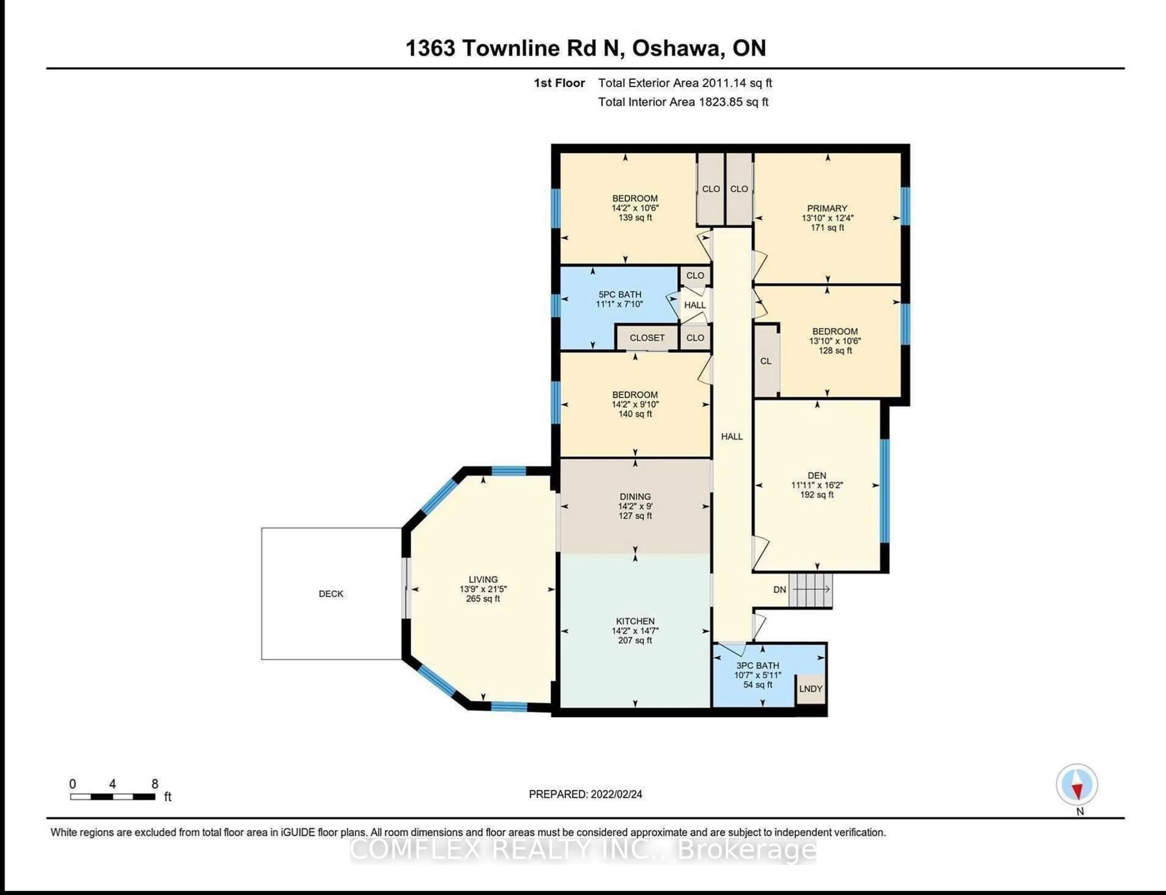 Floor plan for 1363 Townline Rd, Clarington Ontario L1H 8L7