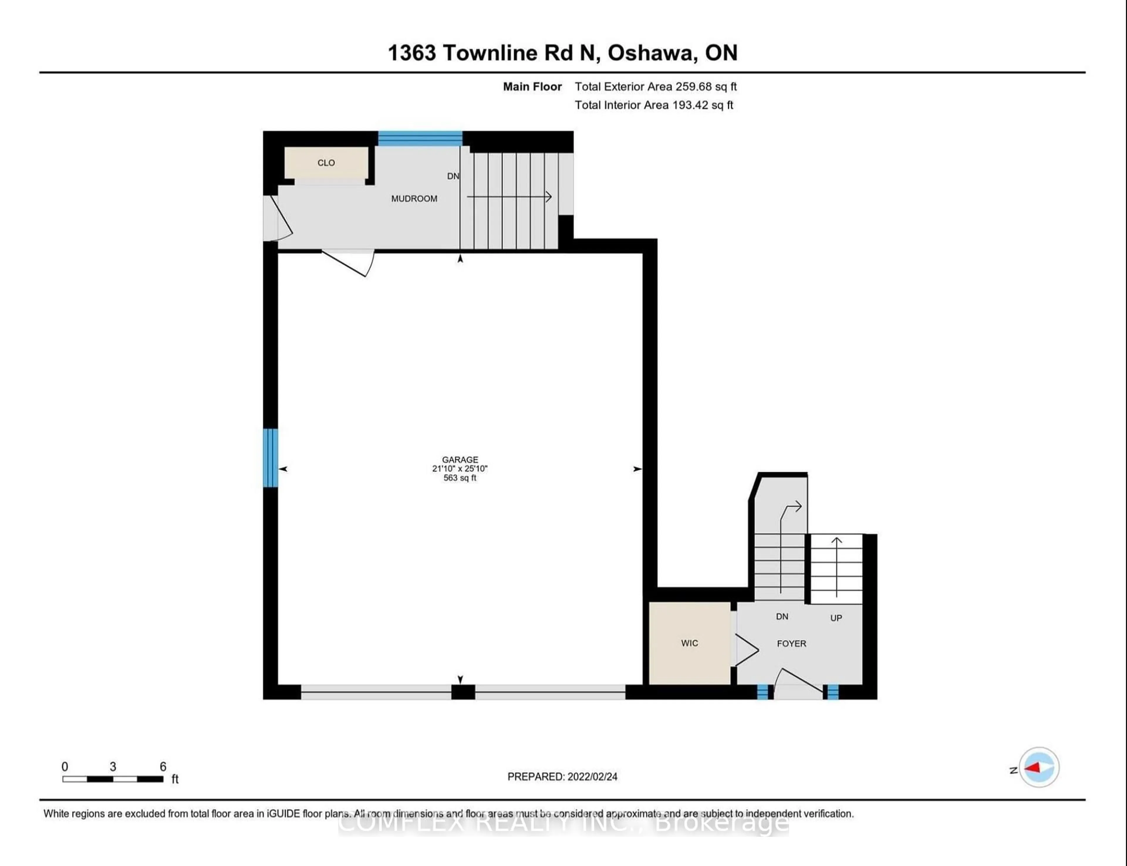 Floor plan for 1363 Townline Rd, Clarington Ontario L1H 8L7
