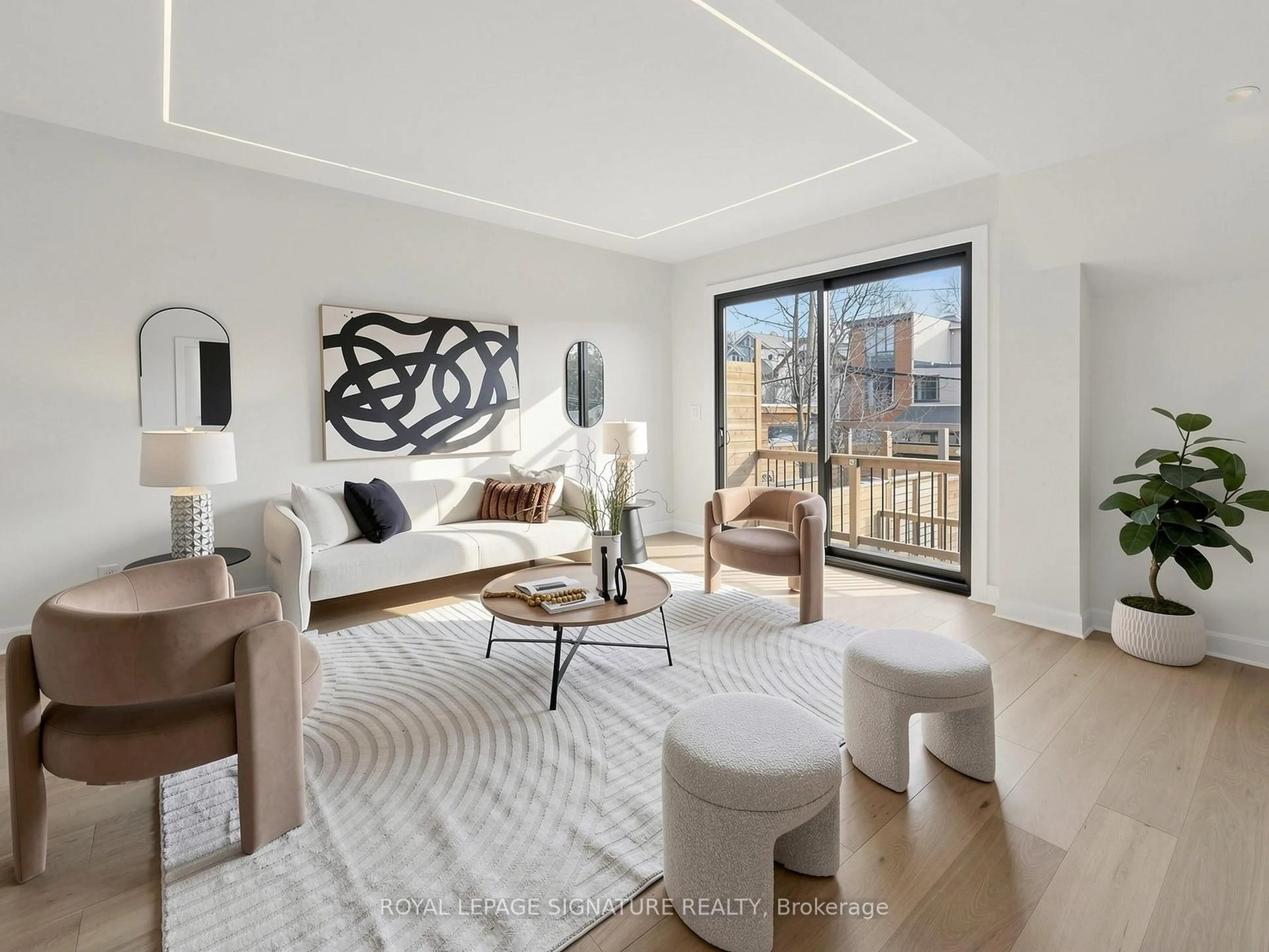 Living room with furniture, unknown for 149 Victor Ave, Toronto Ontario M4K 1A9