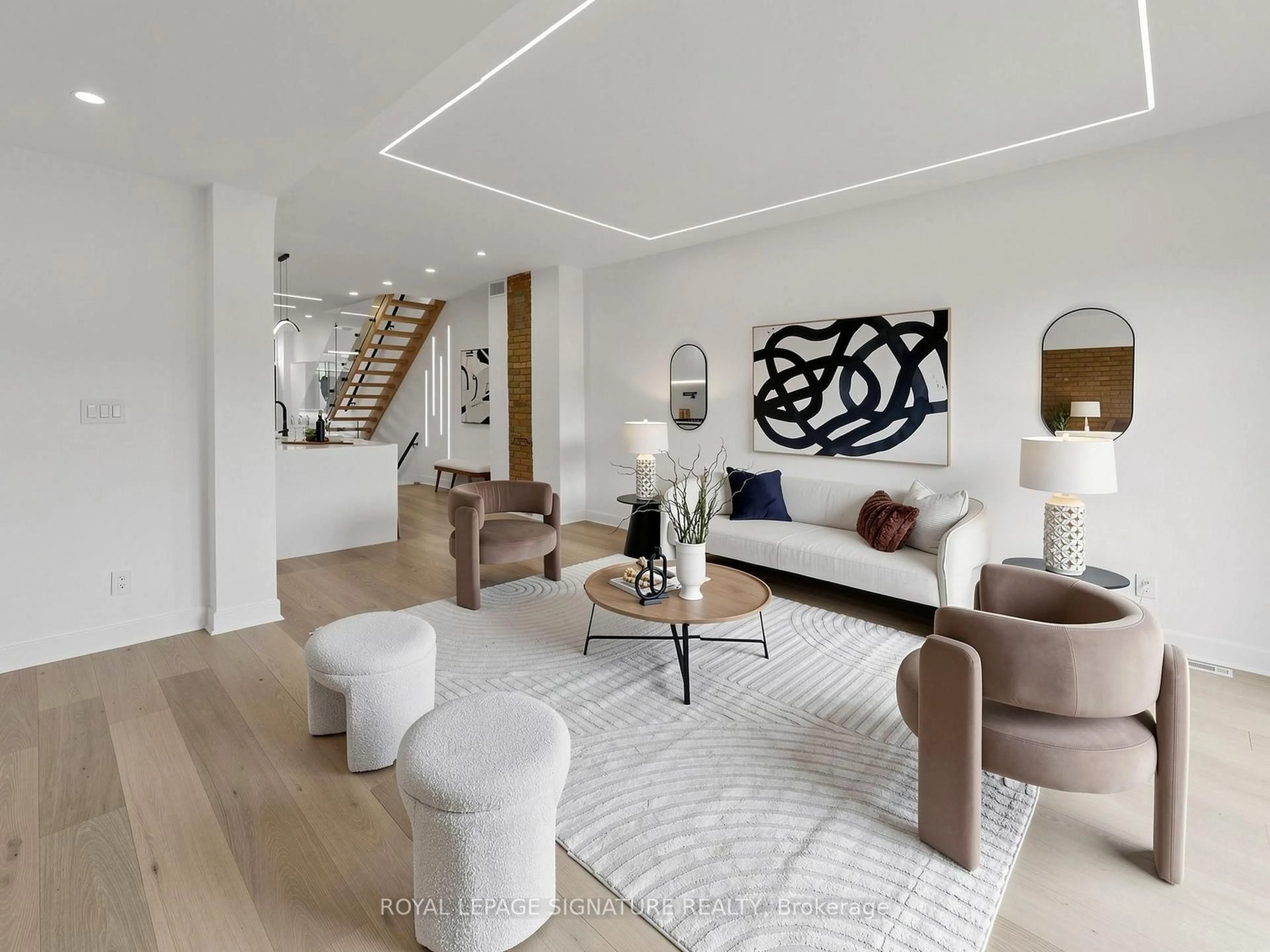 Living room with furniture, unknown for 149 Victor Ave, Toronto Ontario M4K 1A9