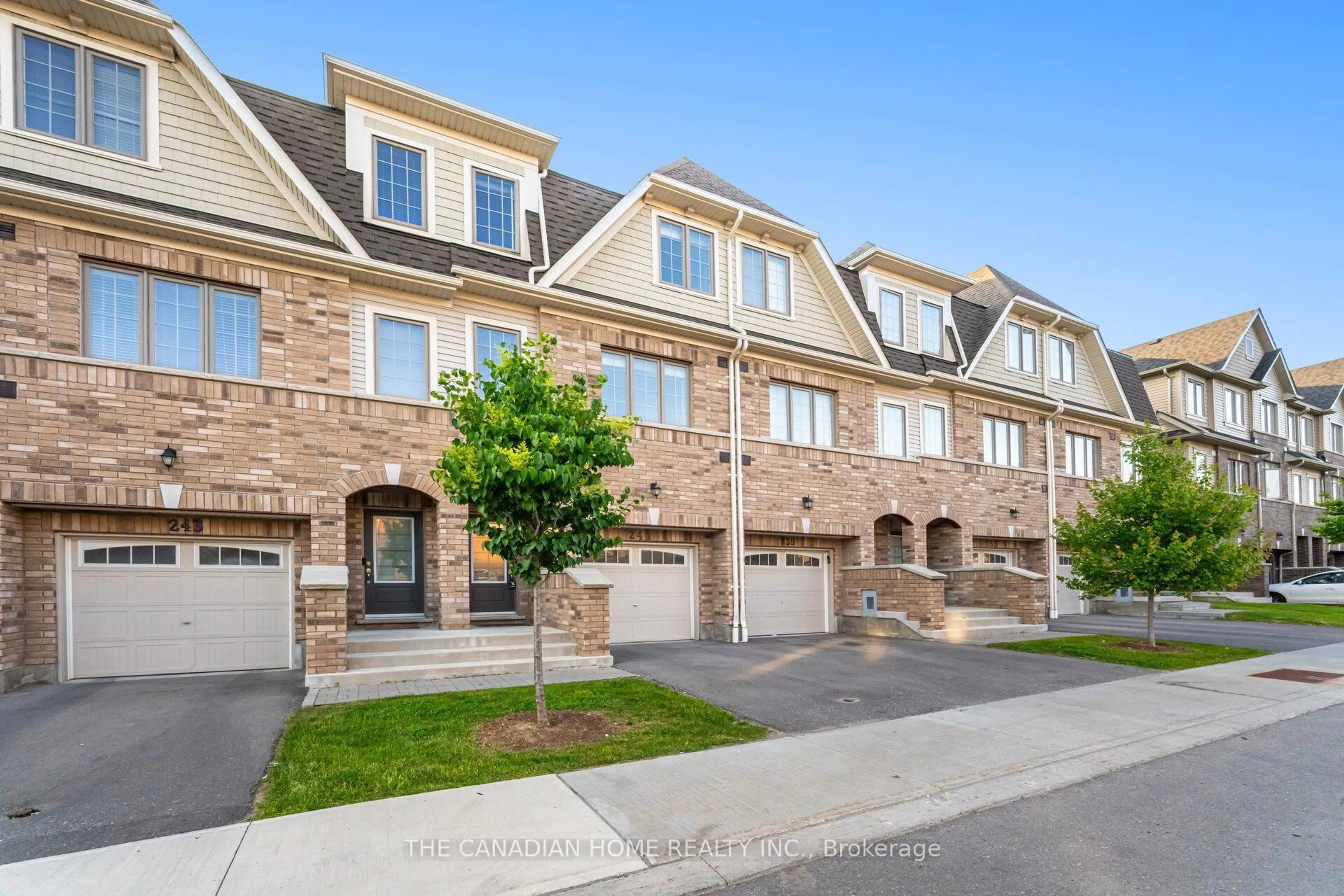 Home with brick exterior material, street for 241 Danzatore Path, Oshawa Ontario L1L 0P9